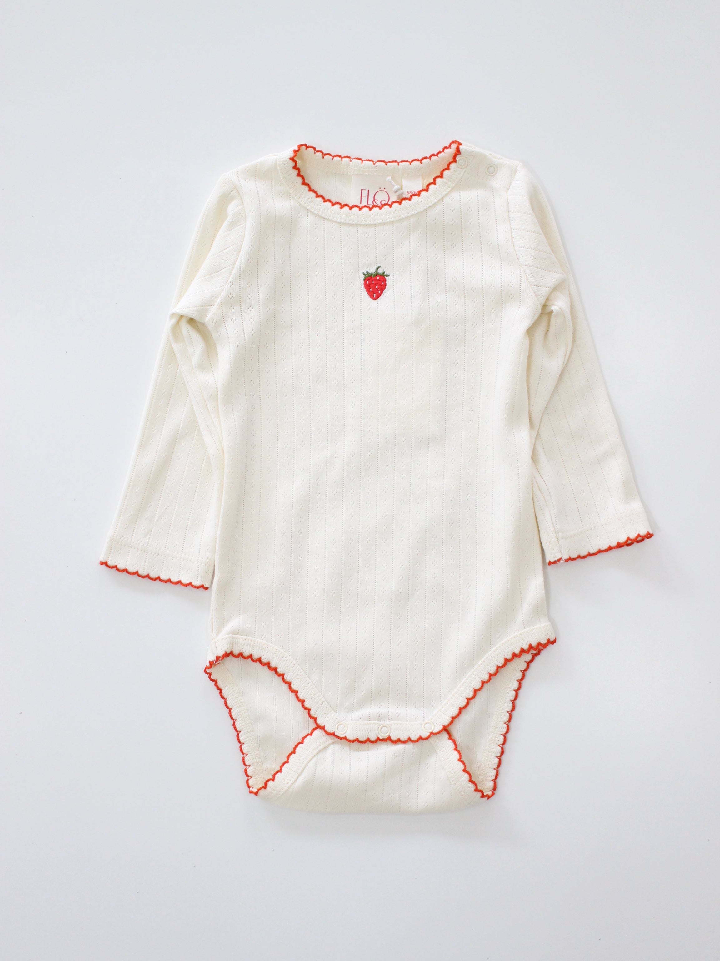 Flöss  Fresa Flora Pointelle Body