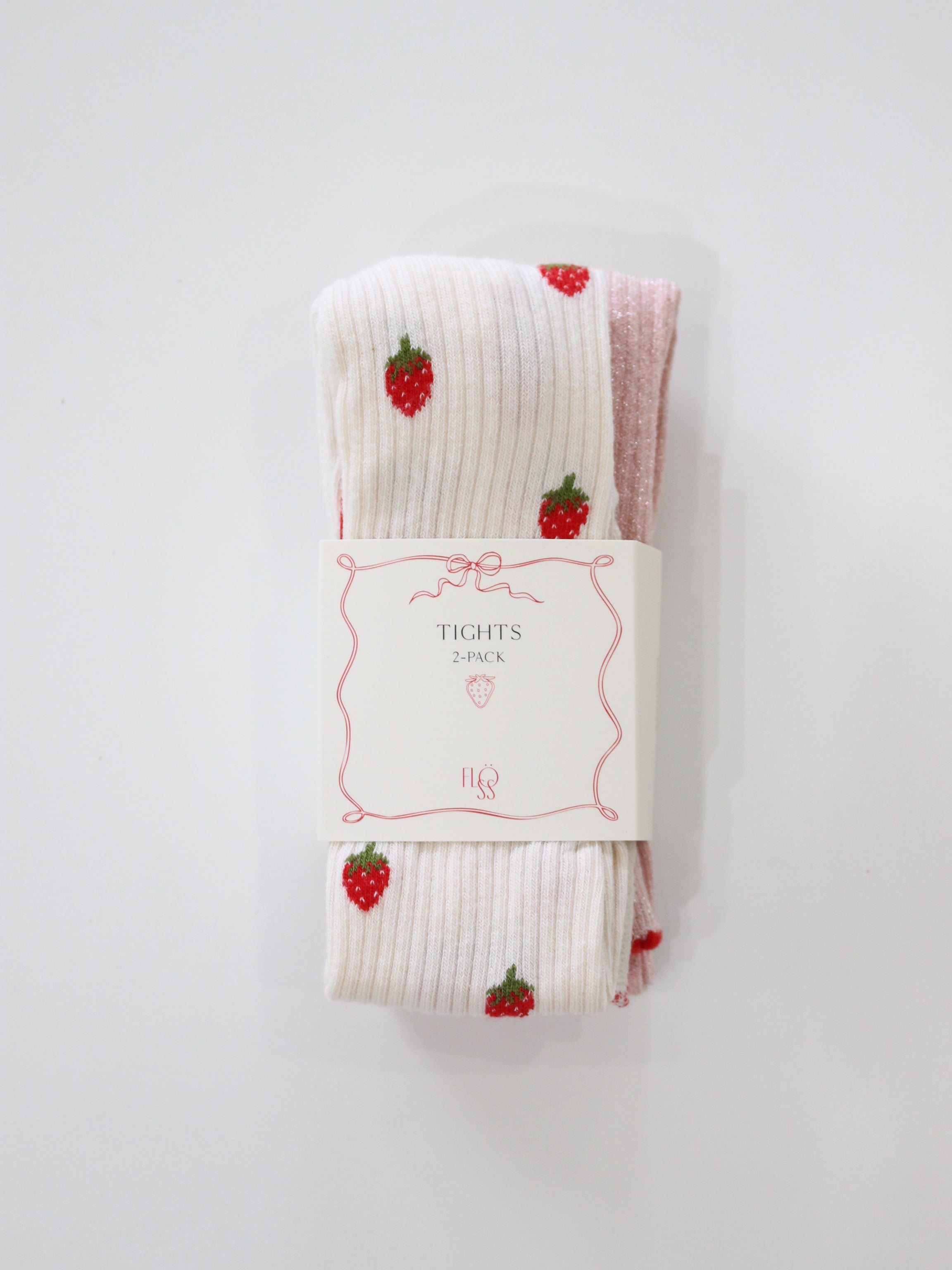 Flöss  Vera Tights 2-pack  Glitter Berry Mix