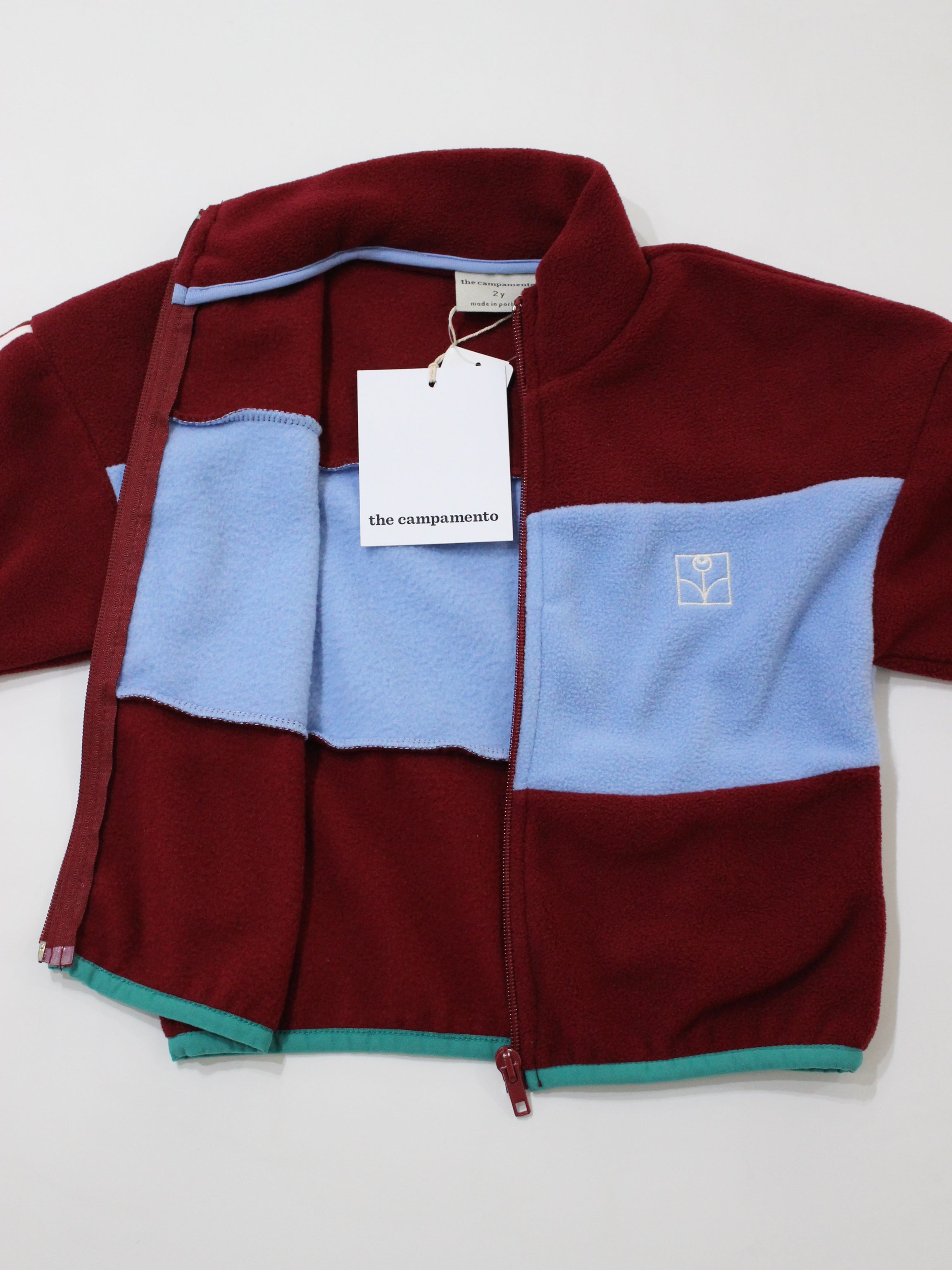 The Campamento   Burgundy Polar Sweatshirt