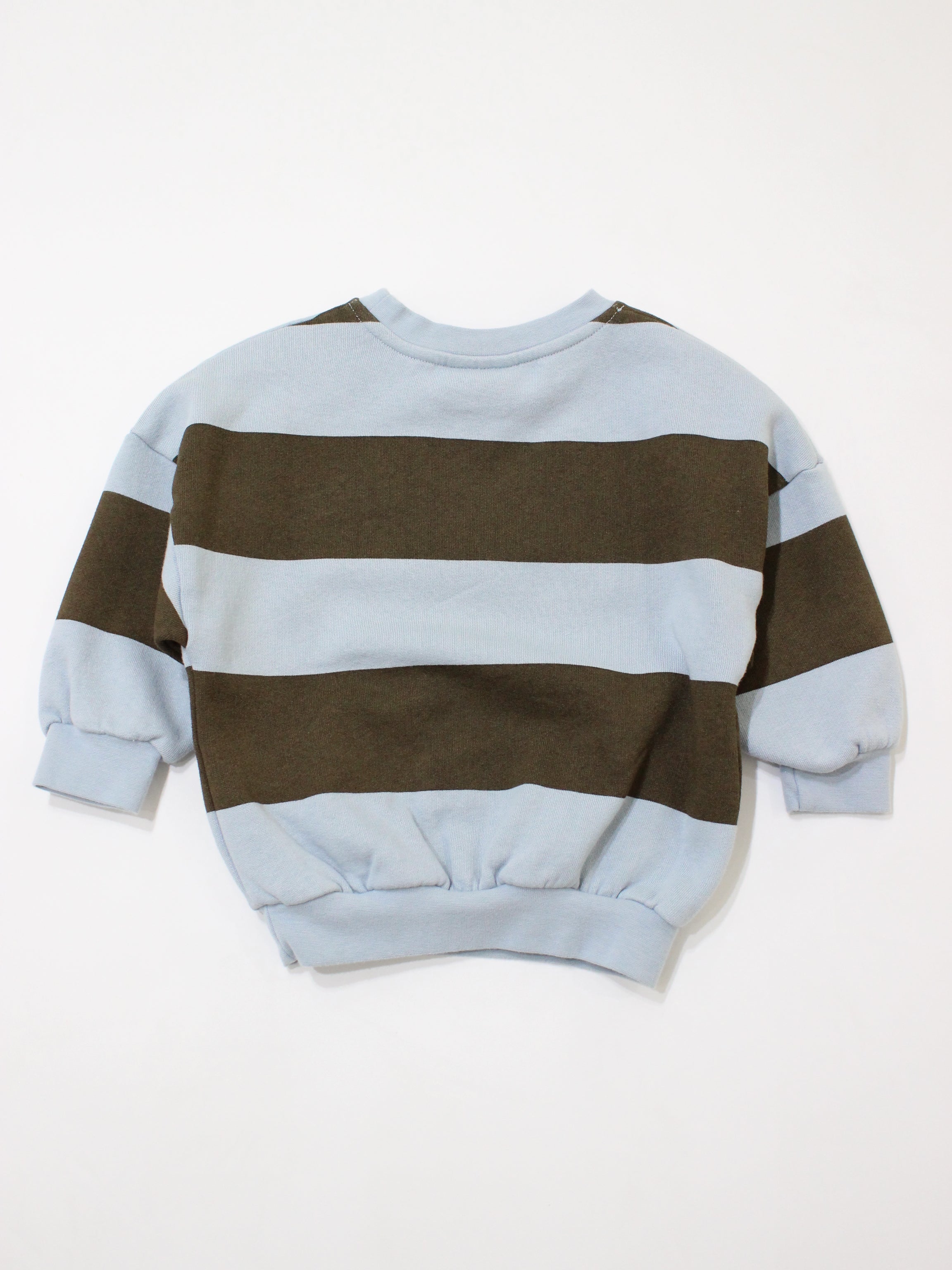 The Campamento   Green Stripes Sweatshirt