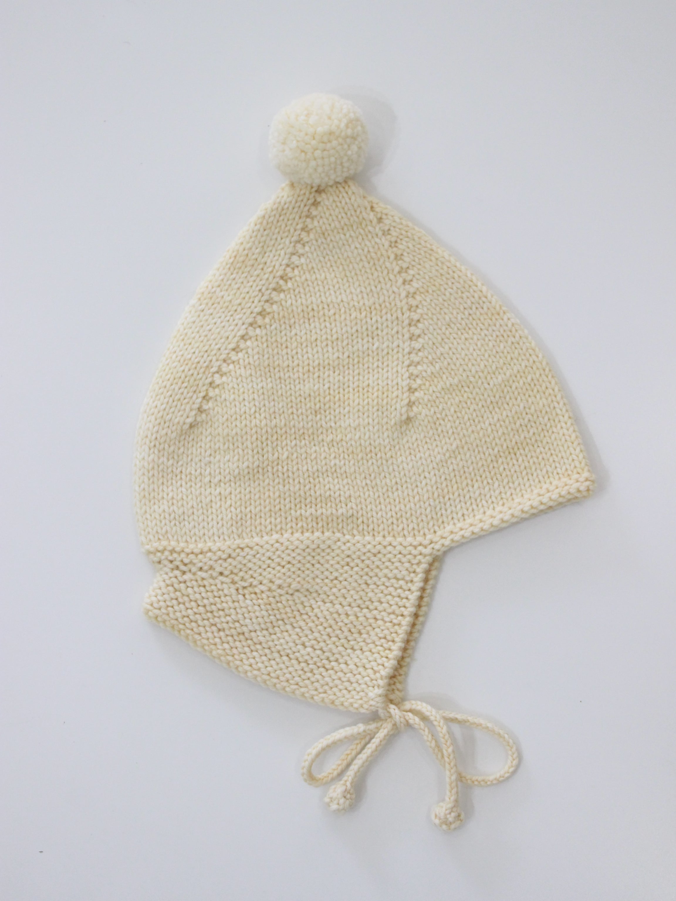 Misha & Puff   BABY POINTY PEAK HAT SHORTBREAD  26FA Drop2