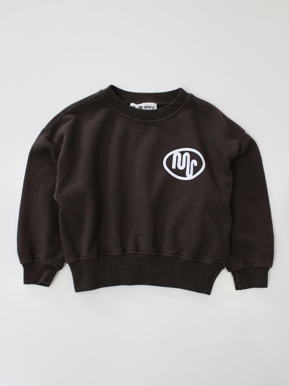 main story  Bubble Sweatshirt  Chocolate Brown