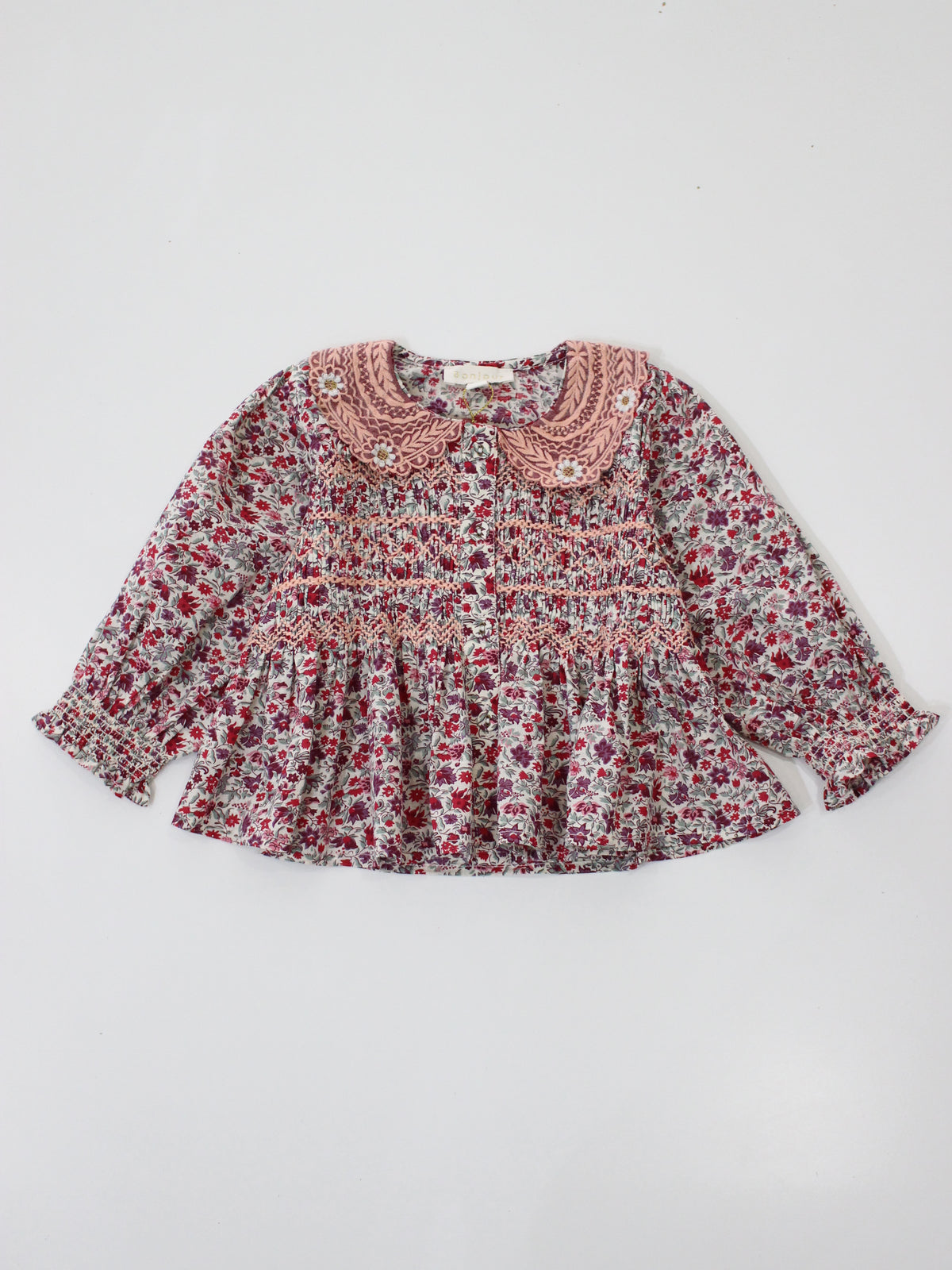 BONJOUR DIARY Baby blouse Flowers field print