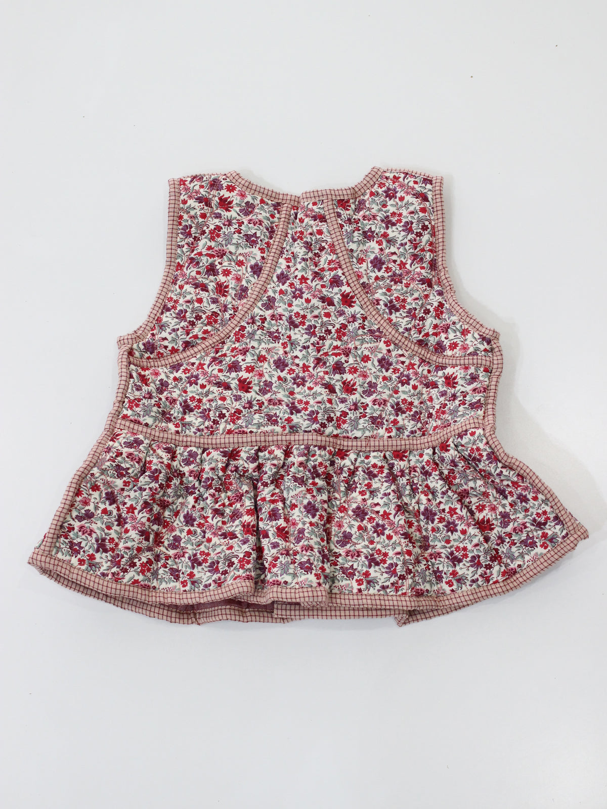 BONJOUR DIARY  Jacket without sleeves Flowers field print