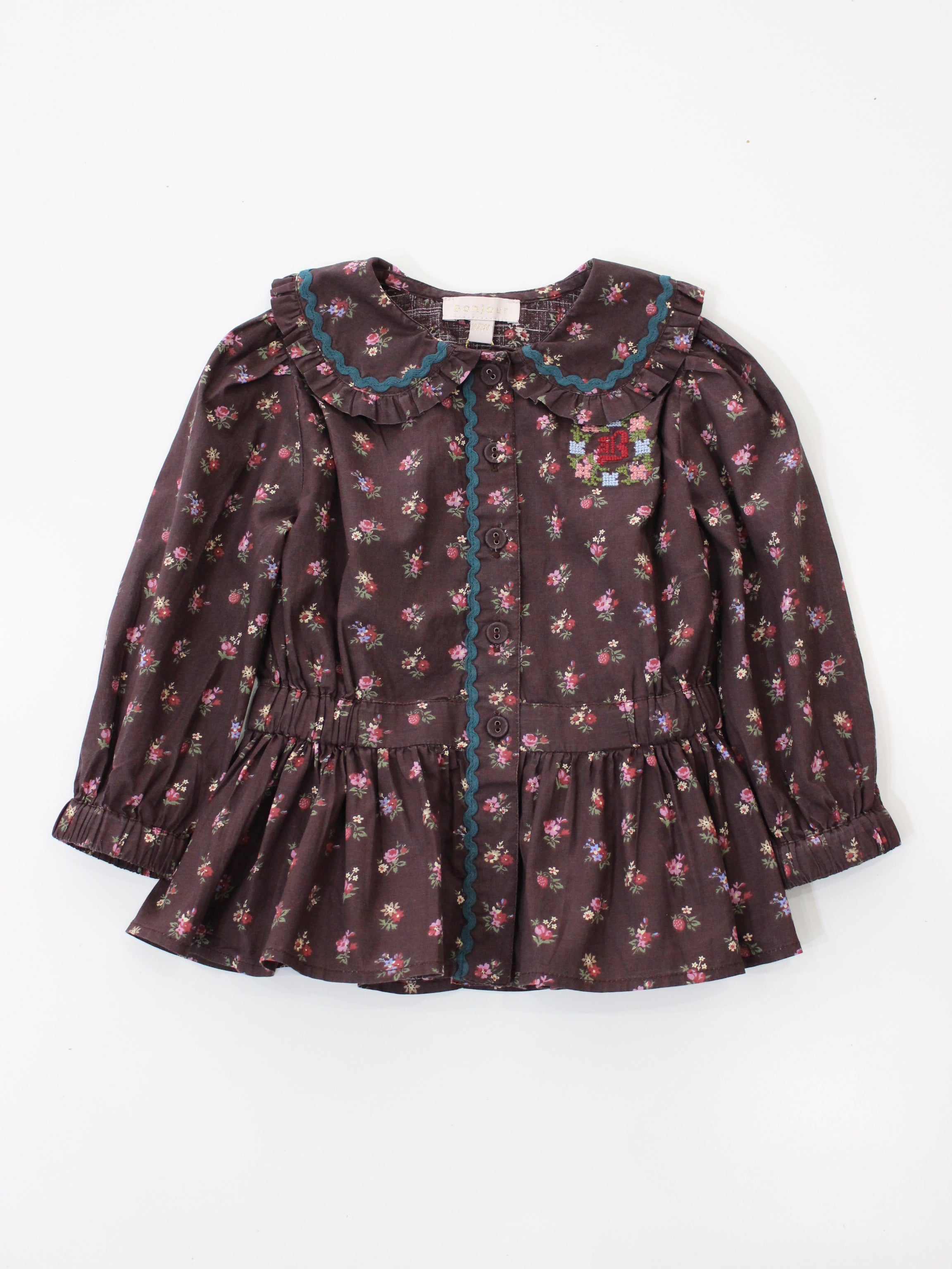 BONJOUR DIARY Blouse Little bouquet print