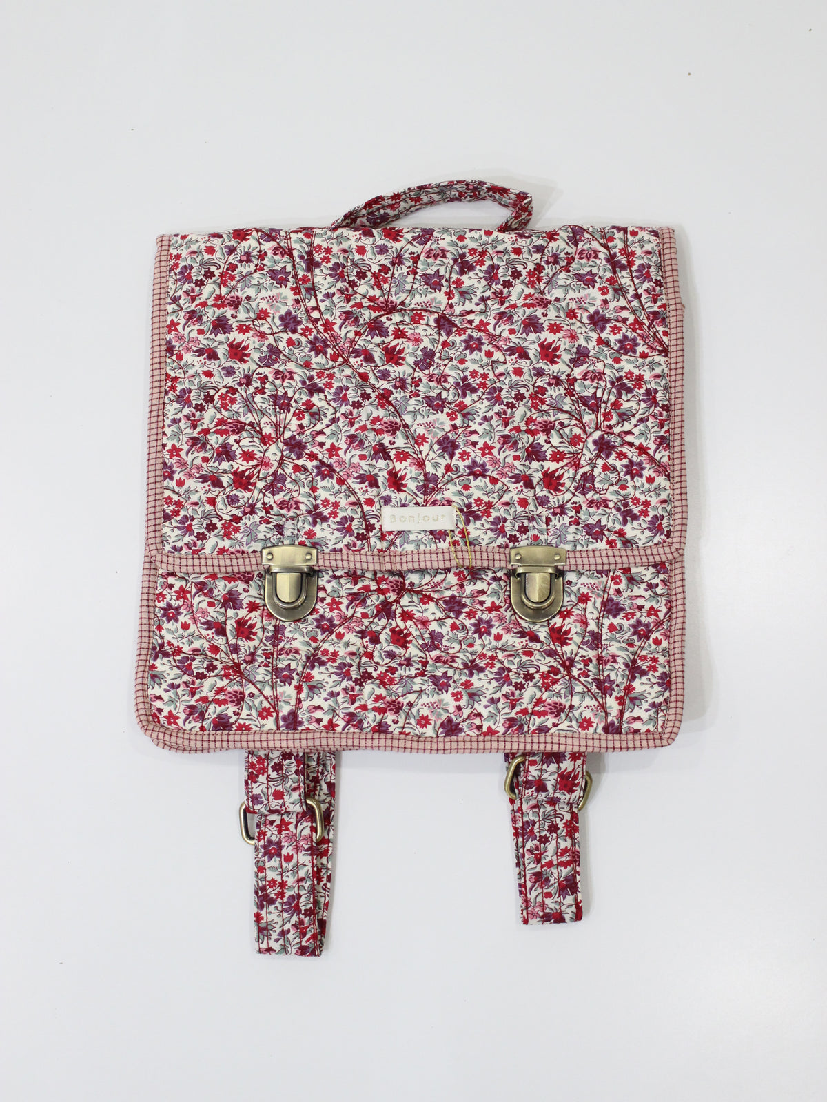 BONJOUR DIARY  School bag Flowers field print