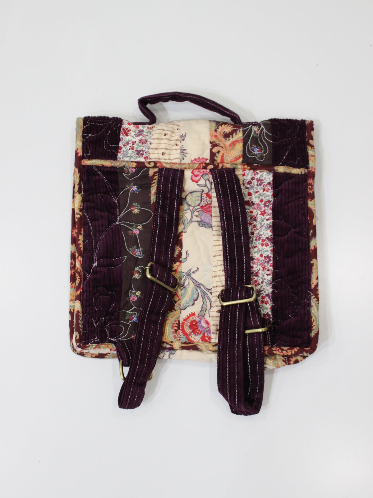 BONJOUR DIARY  Patchwork school bag all AW26 prints