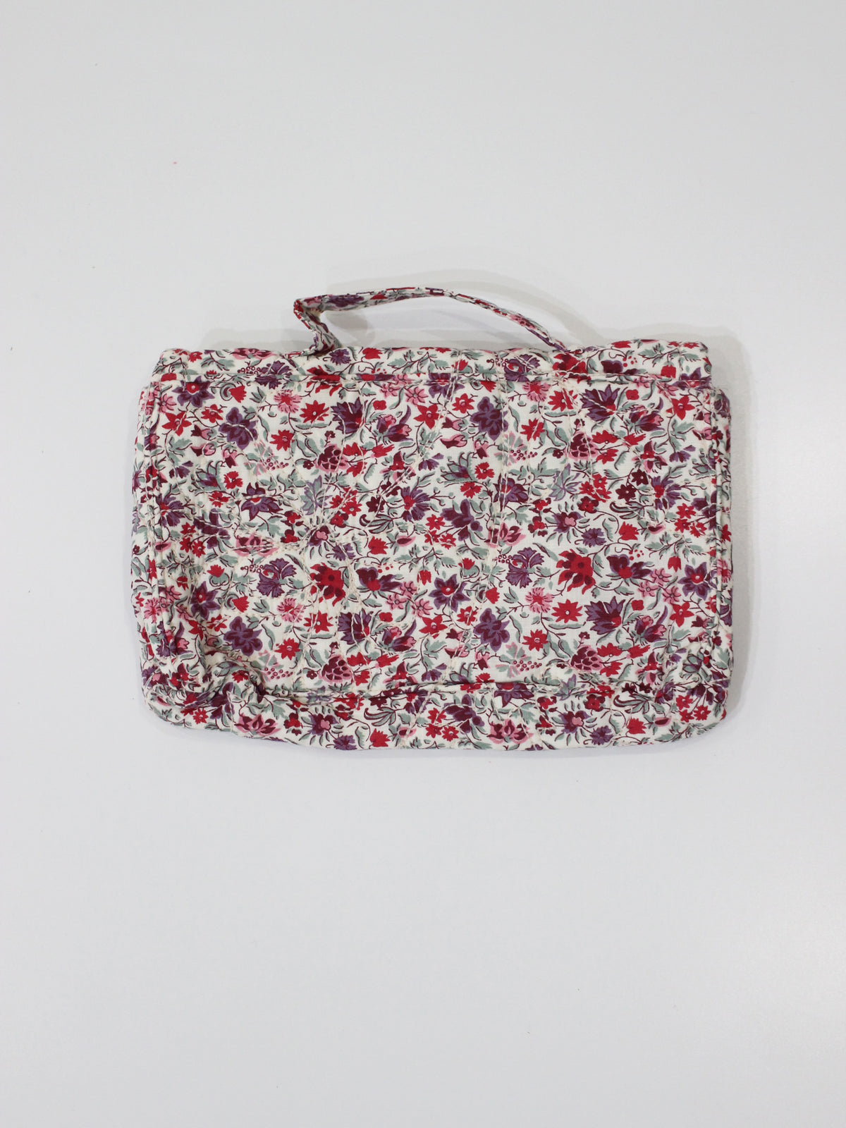 BONJOUR DIARY  Quilted school pencil case Flowers field print