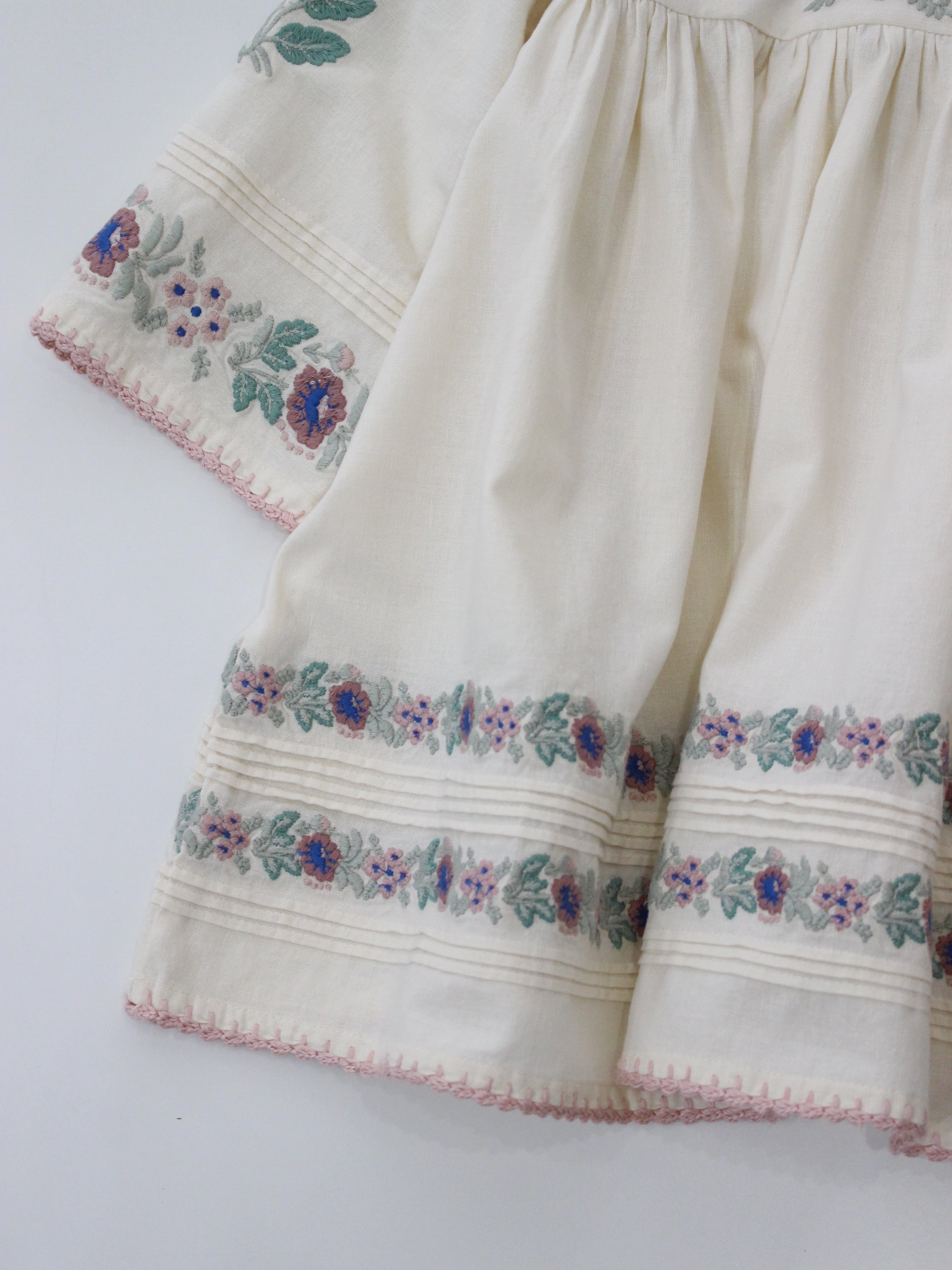 APOLINA STEVIE LS DRESS - MILK-CREAM