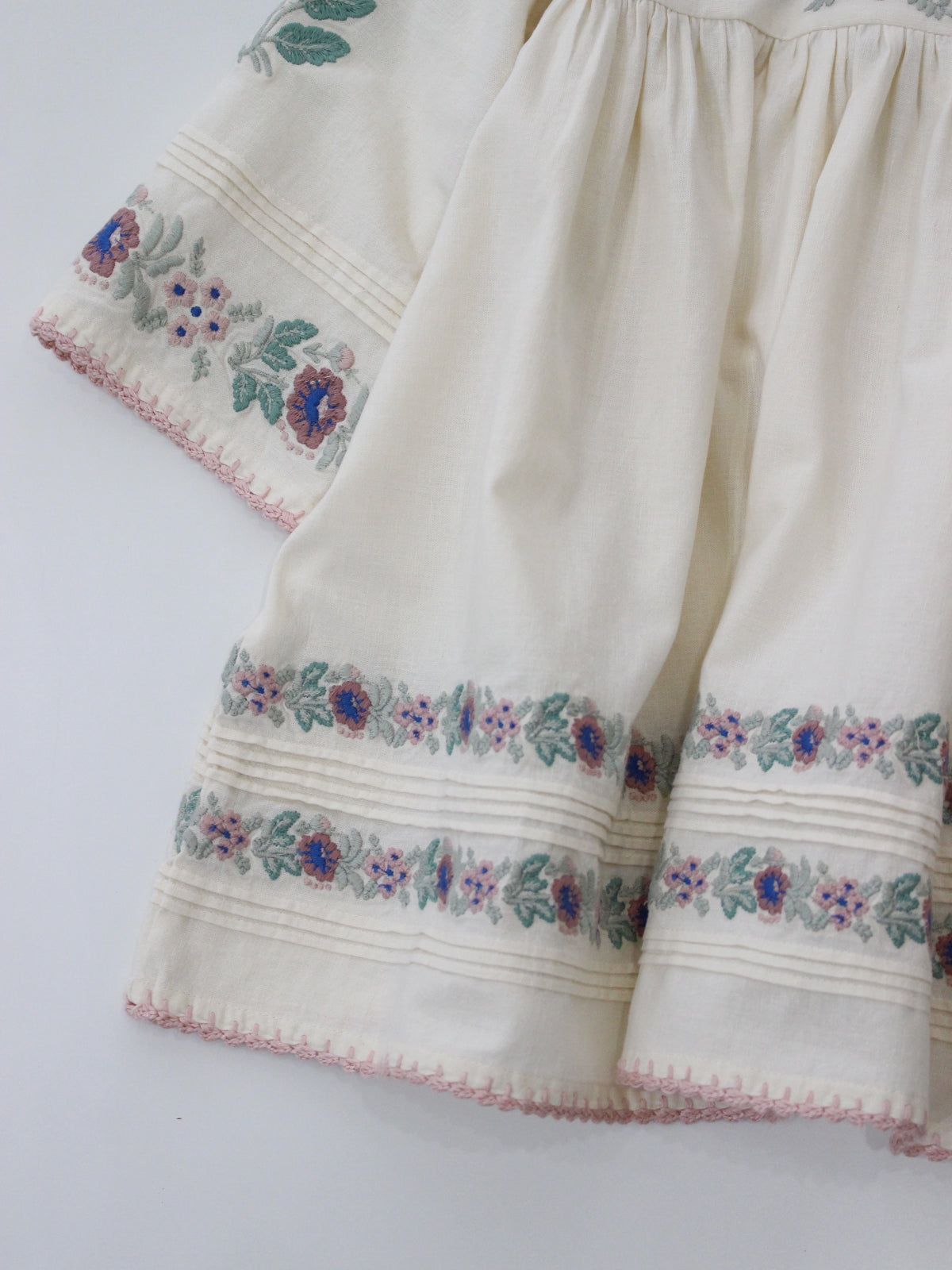 APOLINA  STEVIE LS DRESS - MILK-CREAM