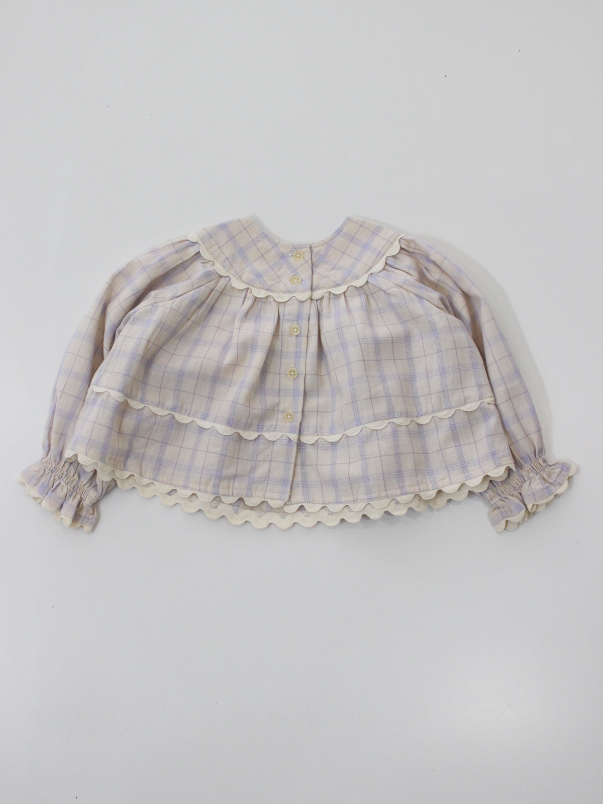 APOLINA  BABY LOLA BLOUSE - CAMP CHECK