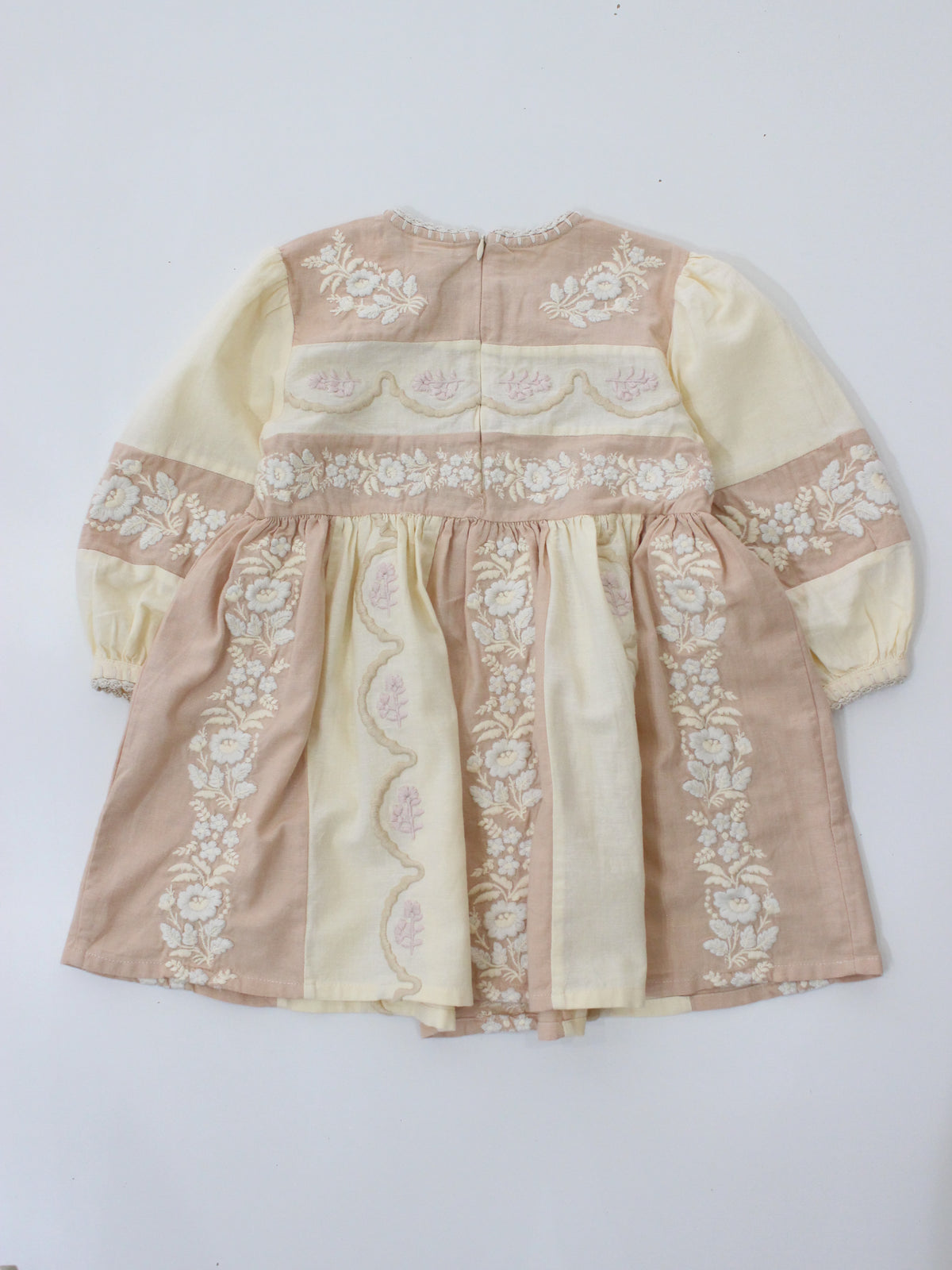 APOLINA  WILMA DRESS - DRIED ROSE/CREAM