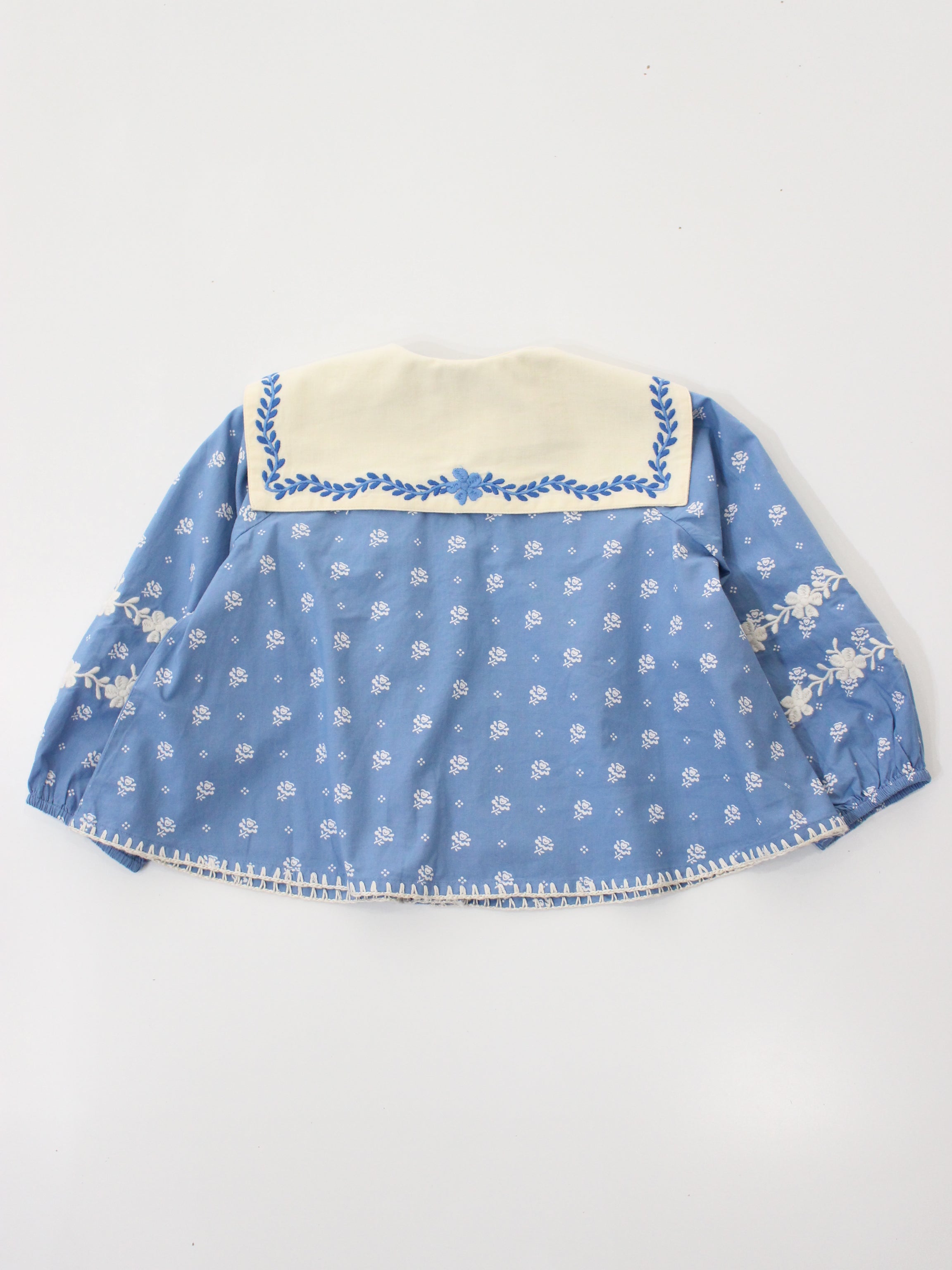 アポリナ　Apolina MAGGIE SAILOR DRESS ブルー APOLINA MAGGIE SAILOR BLOUSE - MOUNTAIN CALICO BLUE