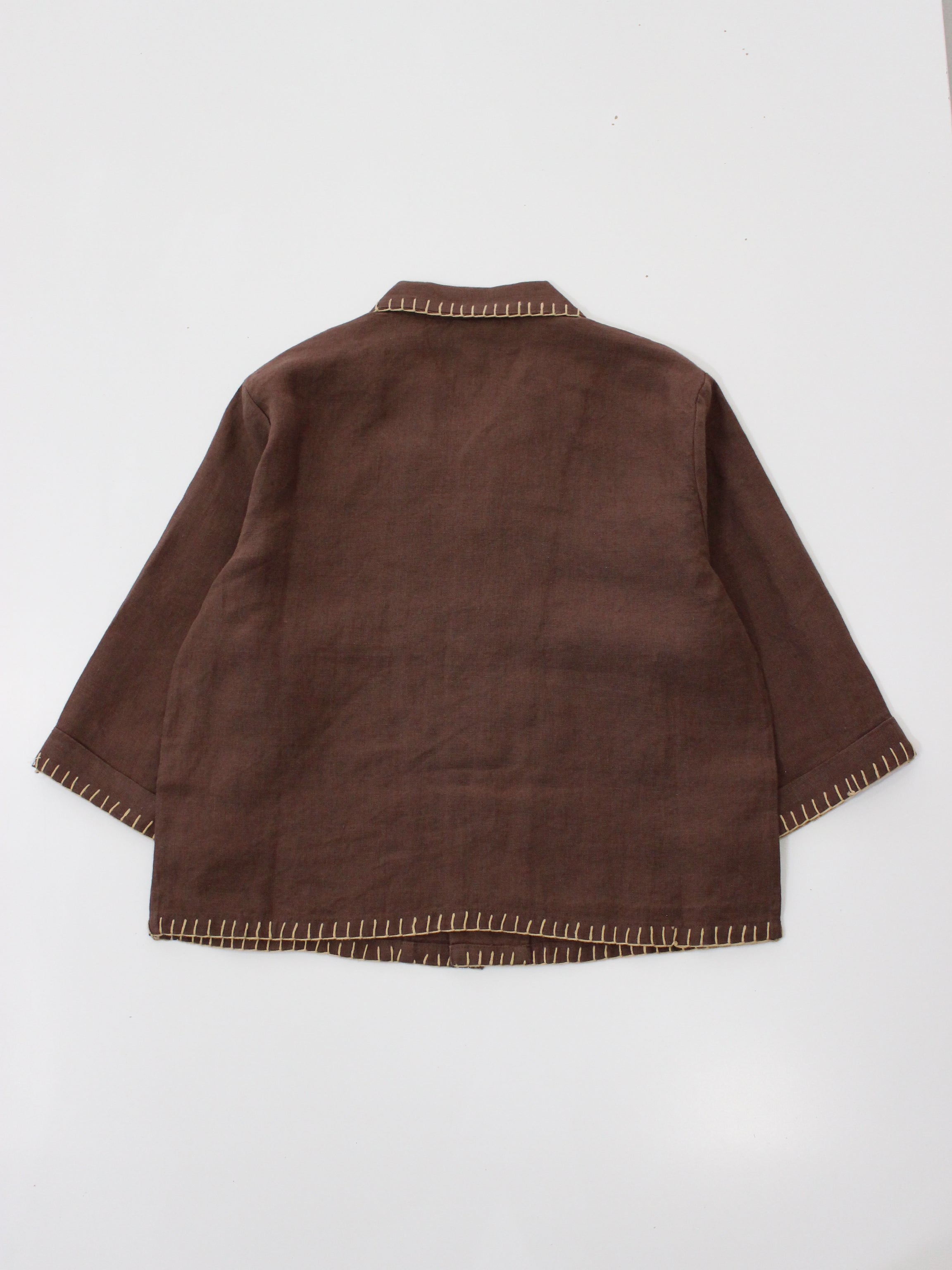 APOLINA DONNY LS SHIRT - DARK CHOCOLATE