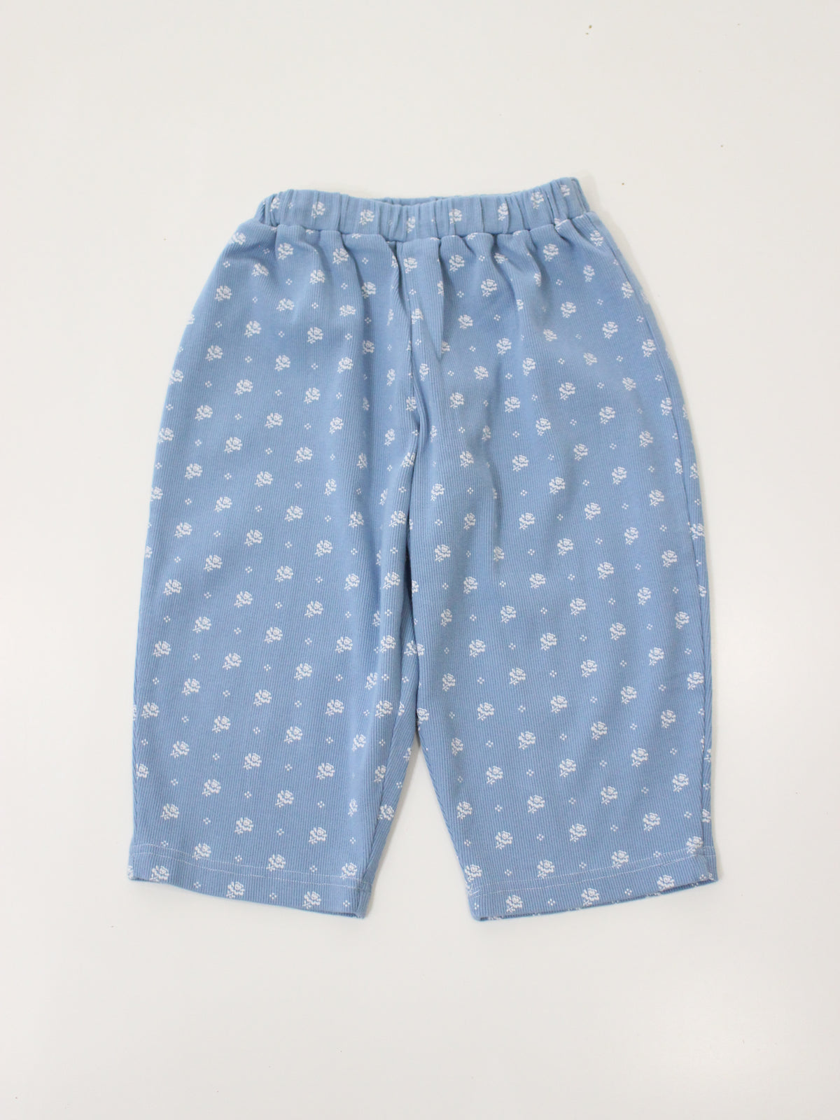 APOLINA  CARA CURVE JERSEY TROUSER -  MOUNTAIN CALICO BLUE