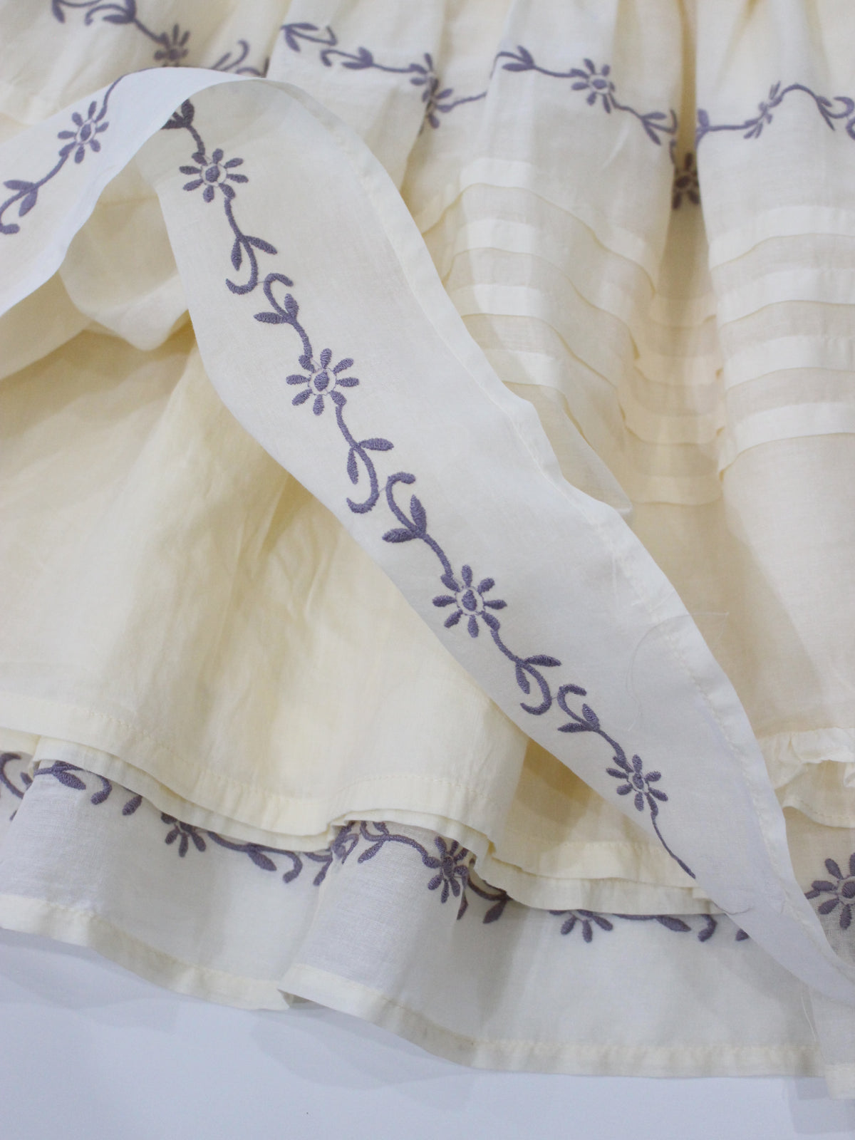 APOLINA  MARELLA SOFT ORGANDIE DRESS - CREAM