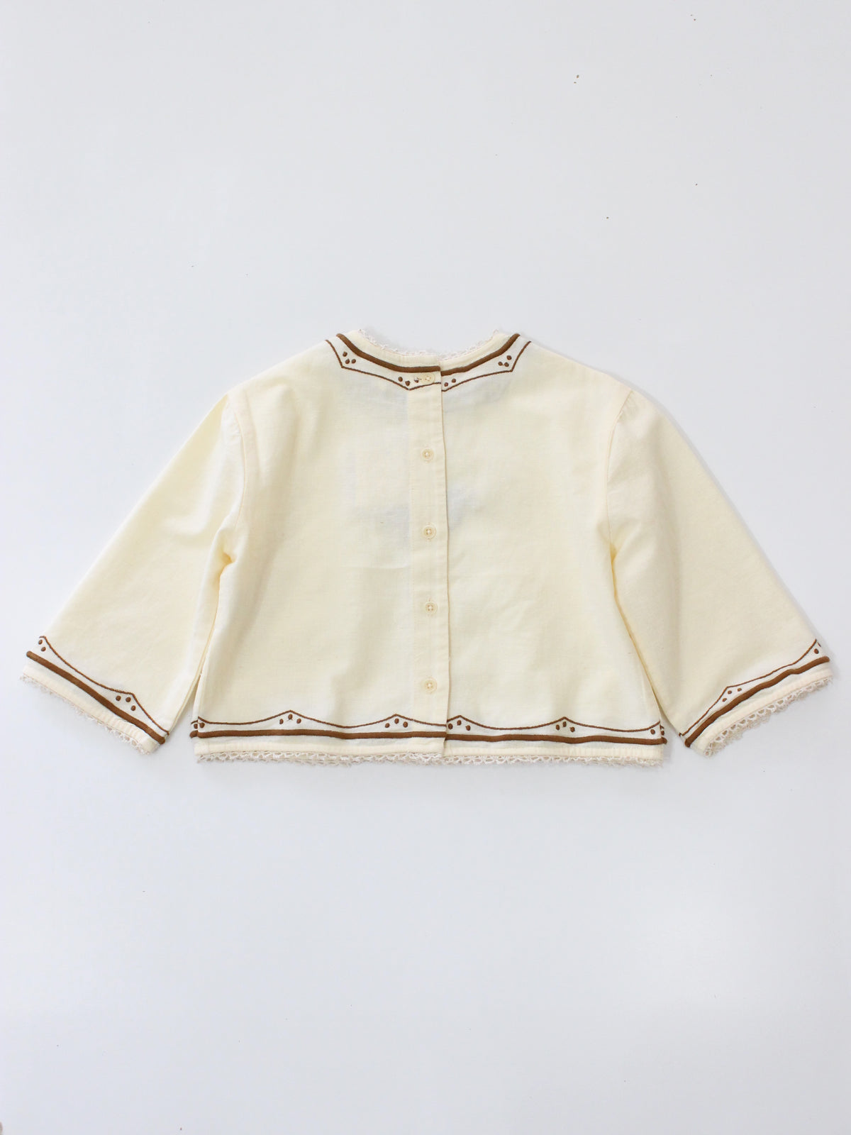 APOLINA  TOVA BASKET BLOUSE - CREAM