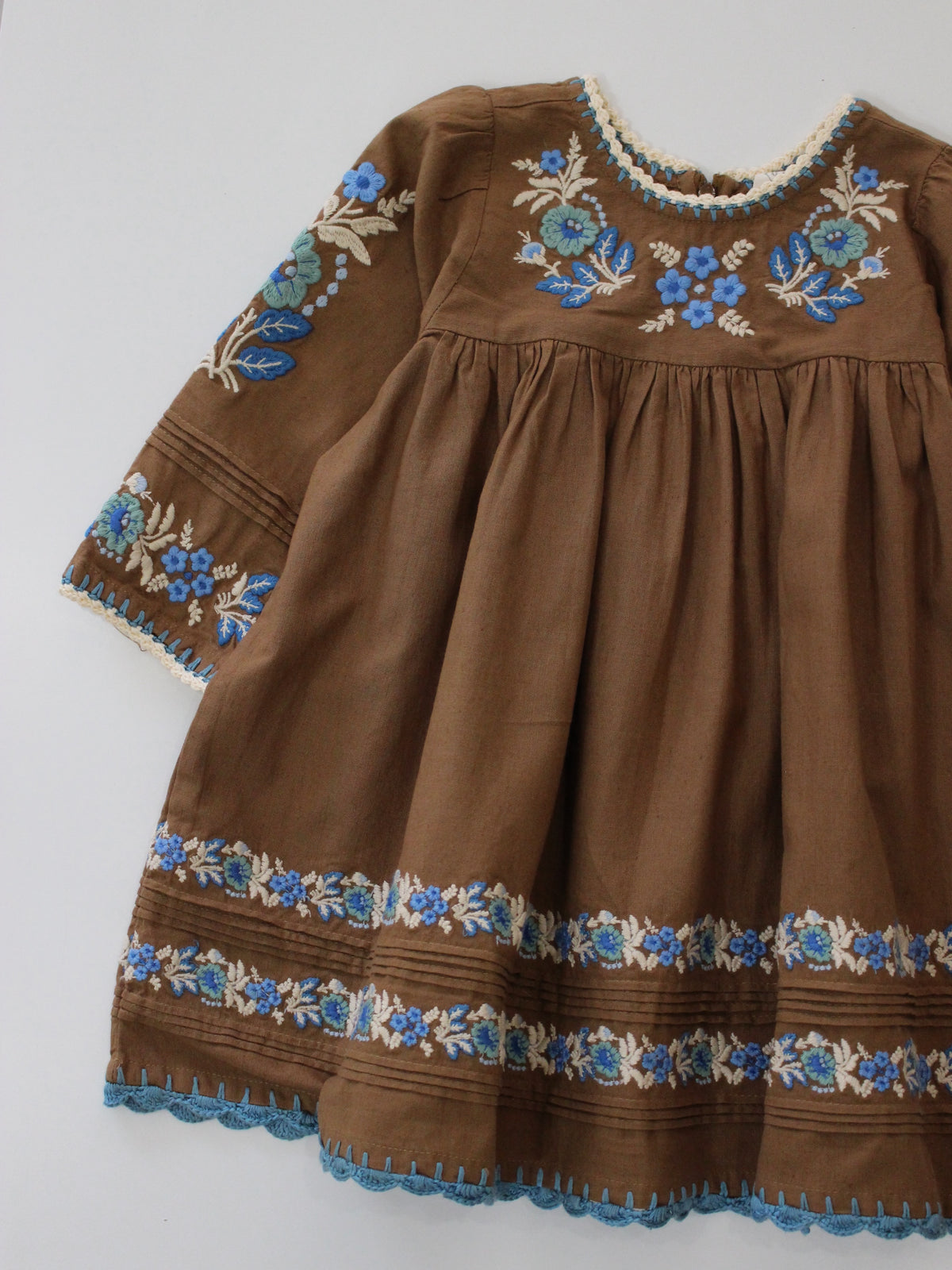 APOLINA  STEVIE LS DRESS - CHOCOLATE