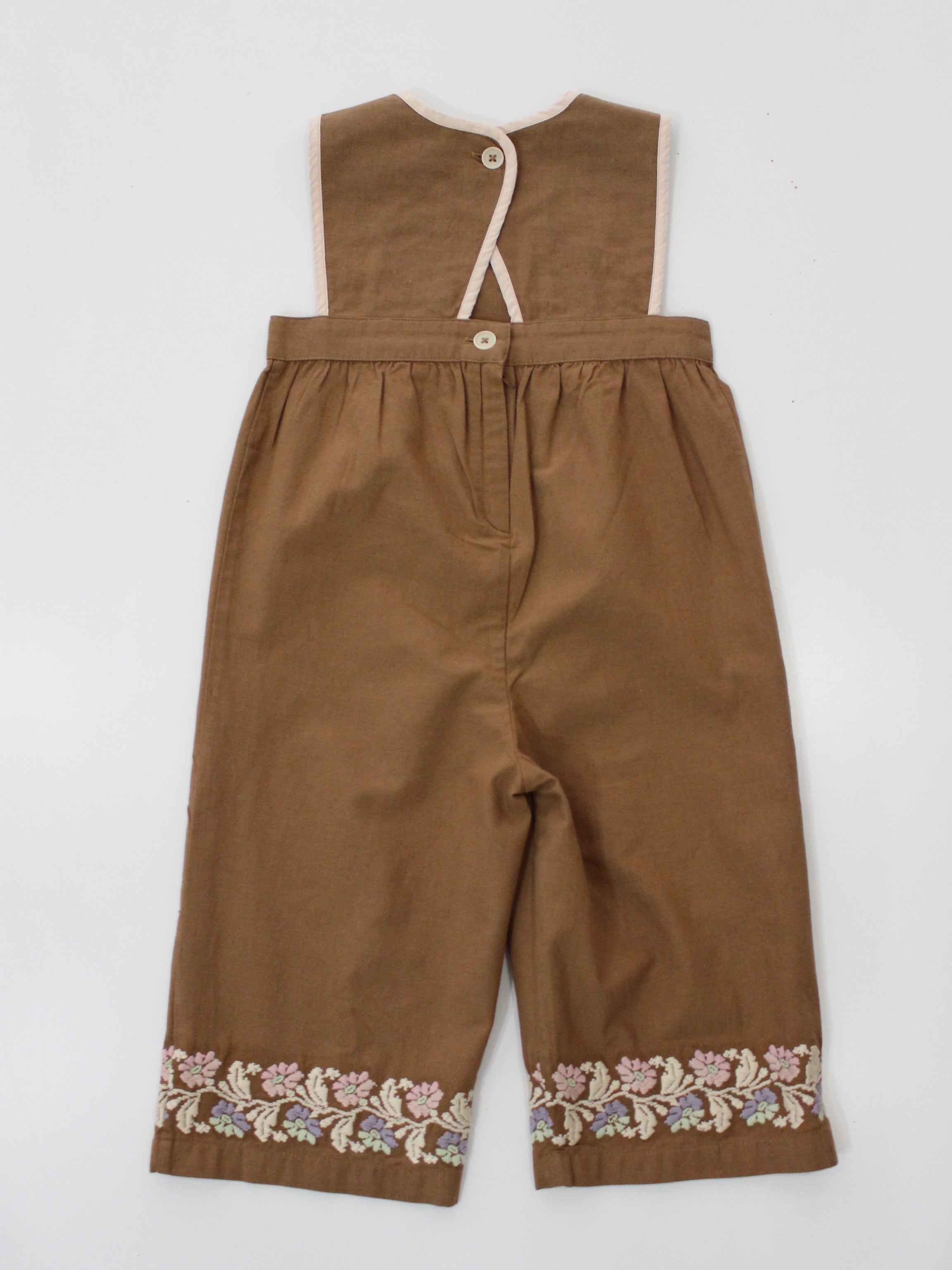 APOLINA BIBI OVERALL - CHOCOLATE