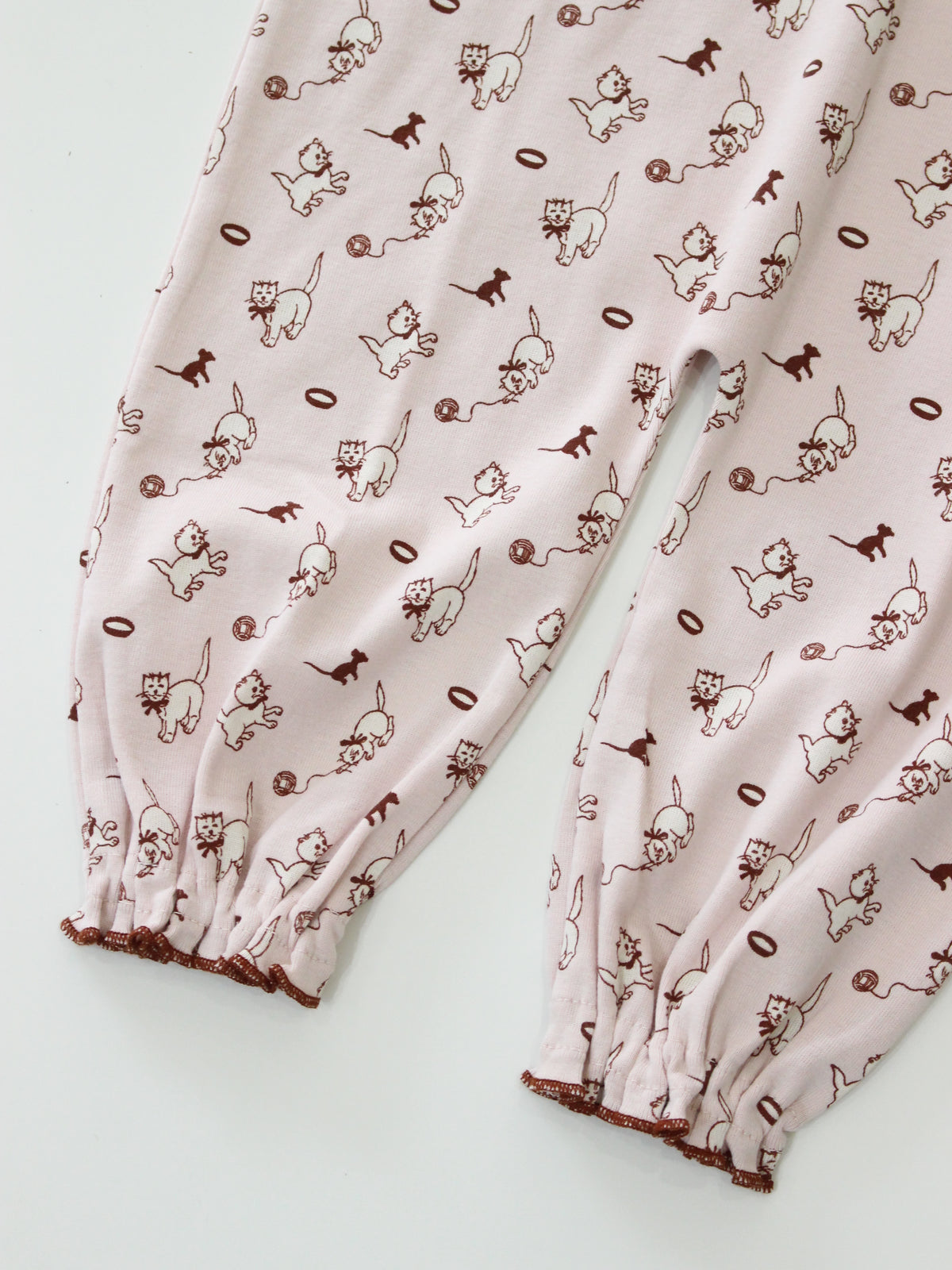 Misha & Puff   BABY PIERROT ONESIE (CANDYFLOSS CAT & MOUSE)   26wi Drop1
