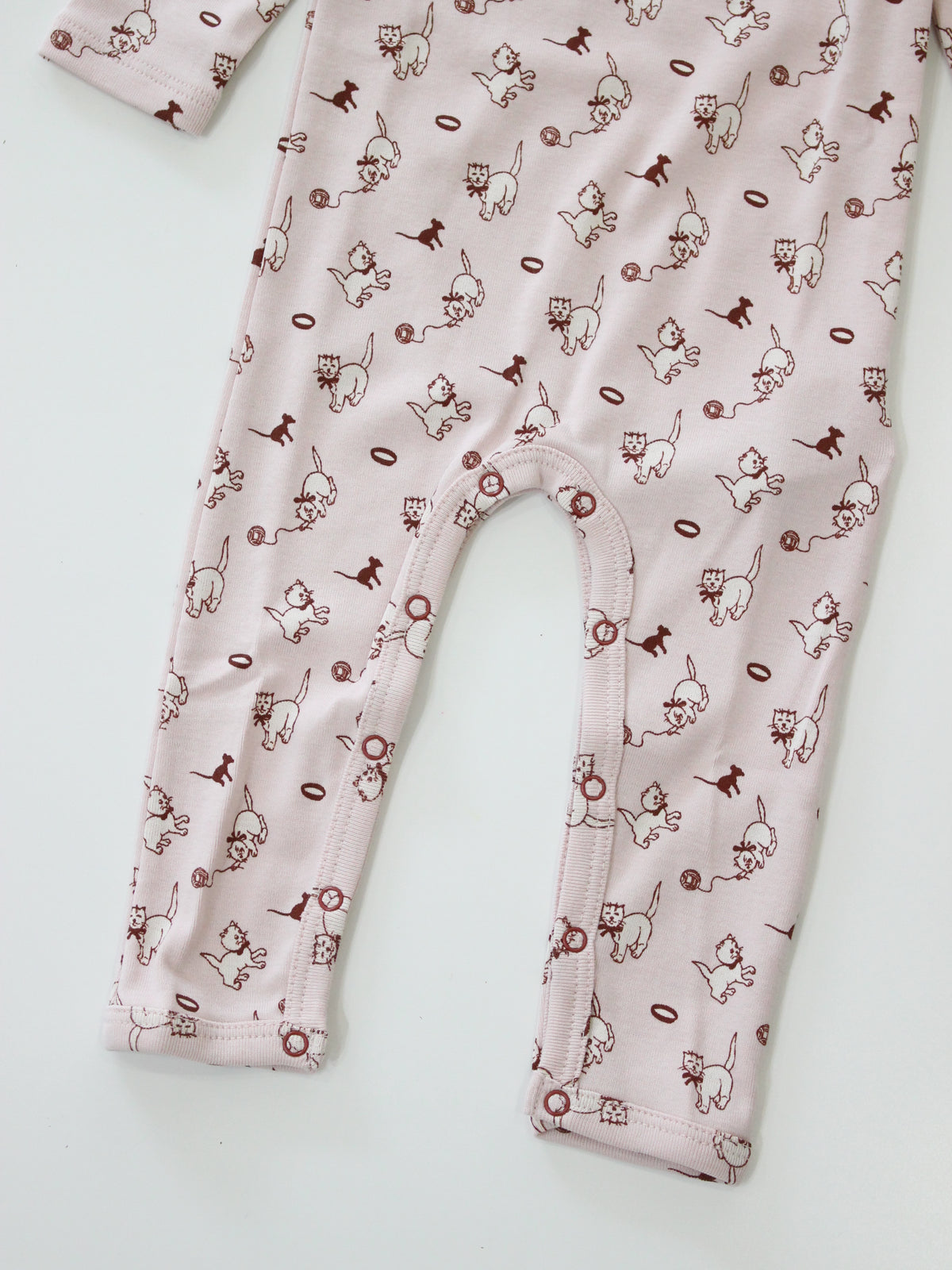Misha & Puff   BABY JUMPSUIT (CANDYFLOSS CAT & MOUSE)  26wi Drop1