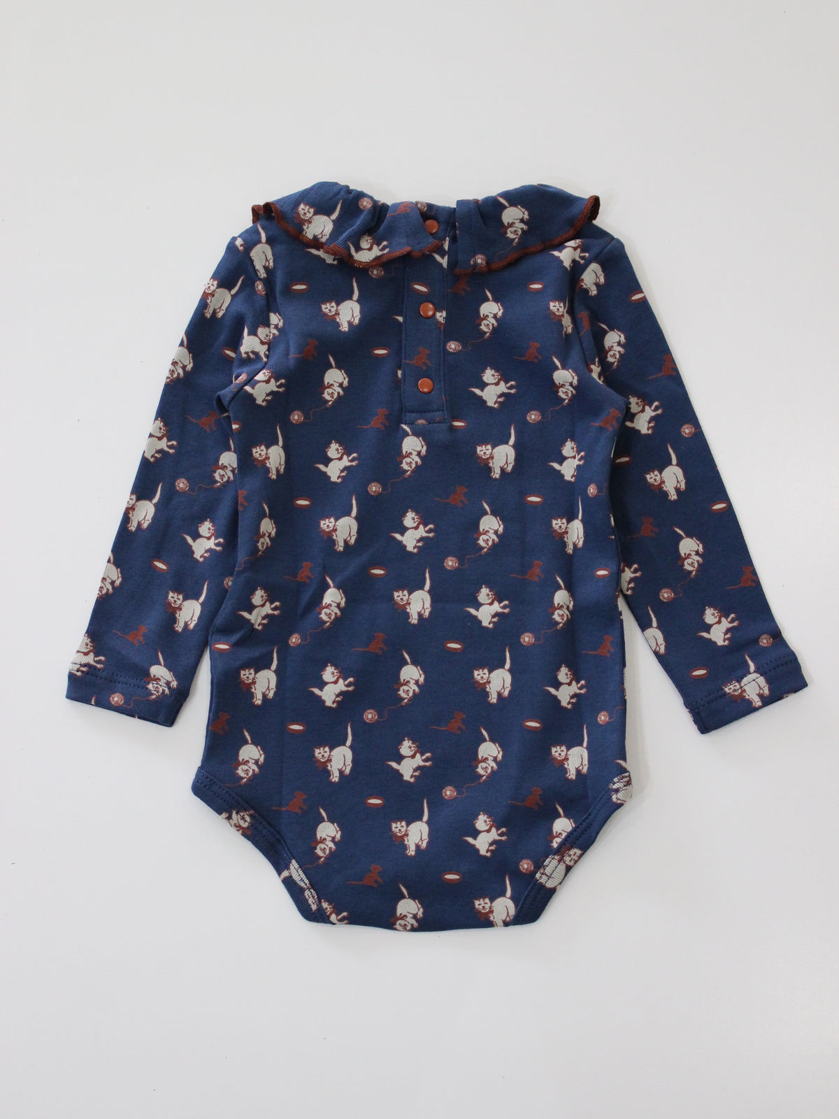 Misha & Puff   BABY PATTIE ONESIE  (MOONLIGHT CAT & MOUSE)   26wi Drop1