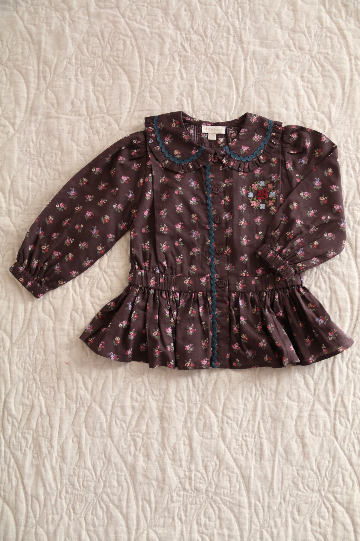 BONJOUR DIARY  Blouse Little bouquet print