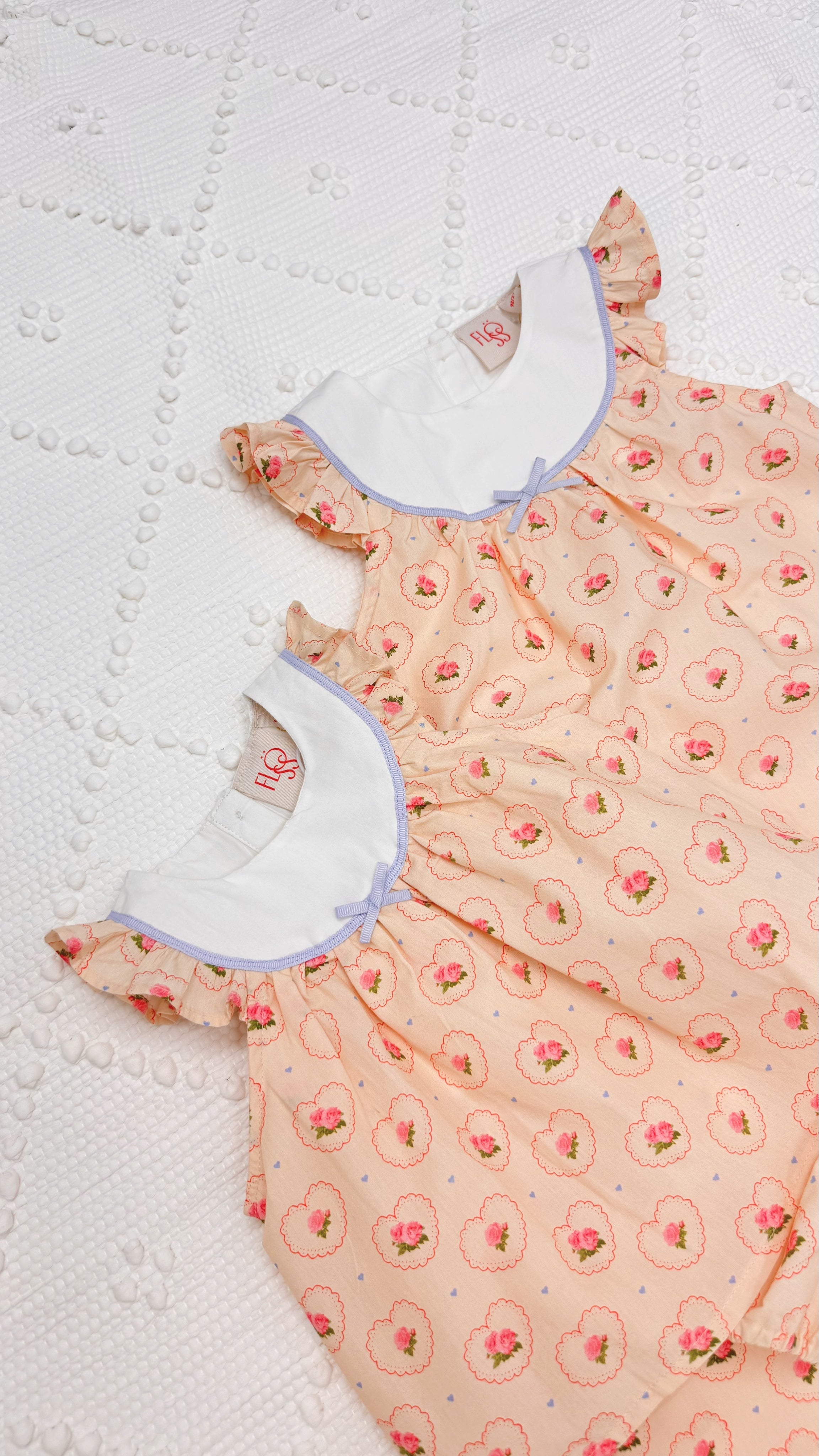 Flöss  Fresa Berta Romper  Rosy Heart