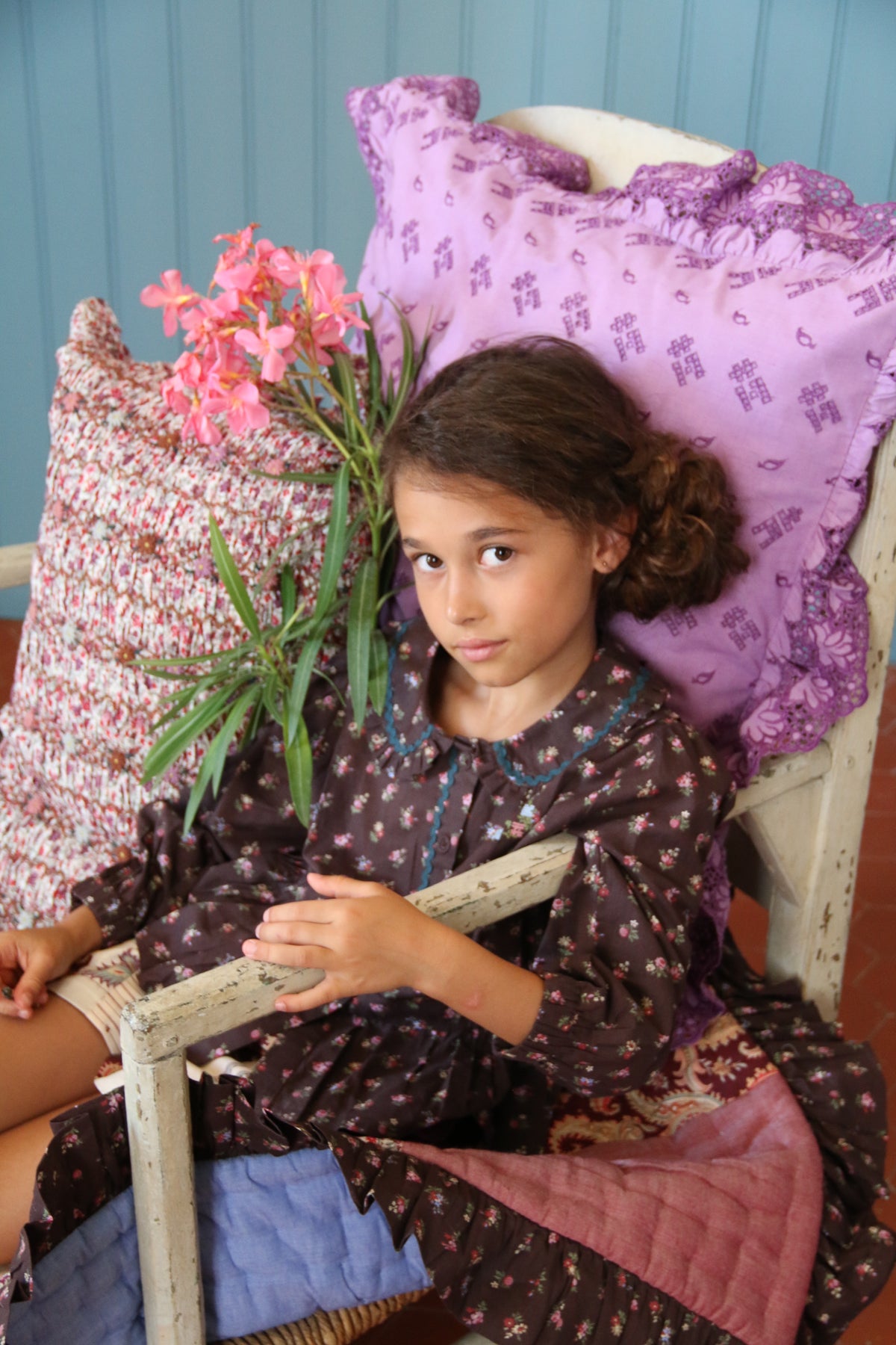 BONJOUR DIARY  Blouse Little bouquet print