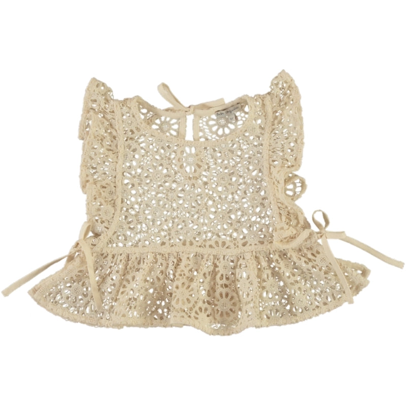 Bebe Organic Jora Vest  Flower Lace