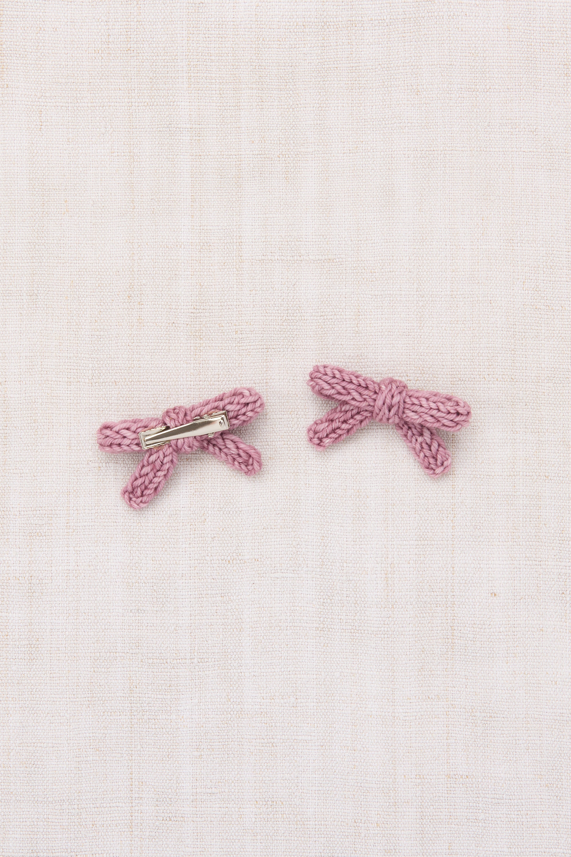 Misha & Puff　GOLDIE BOW SET  (ANTIQUE ROSE)　26aw Drop1