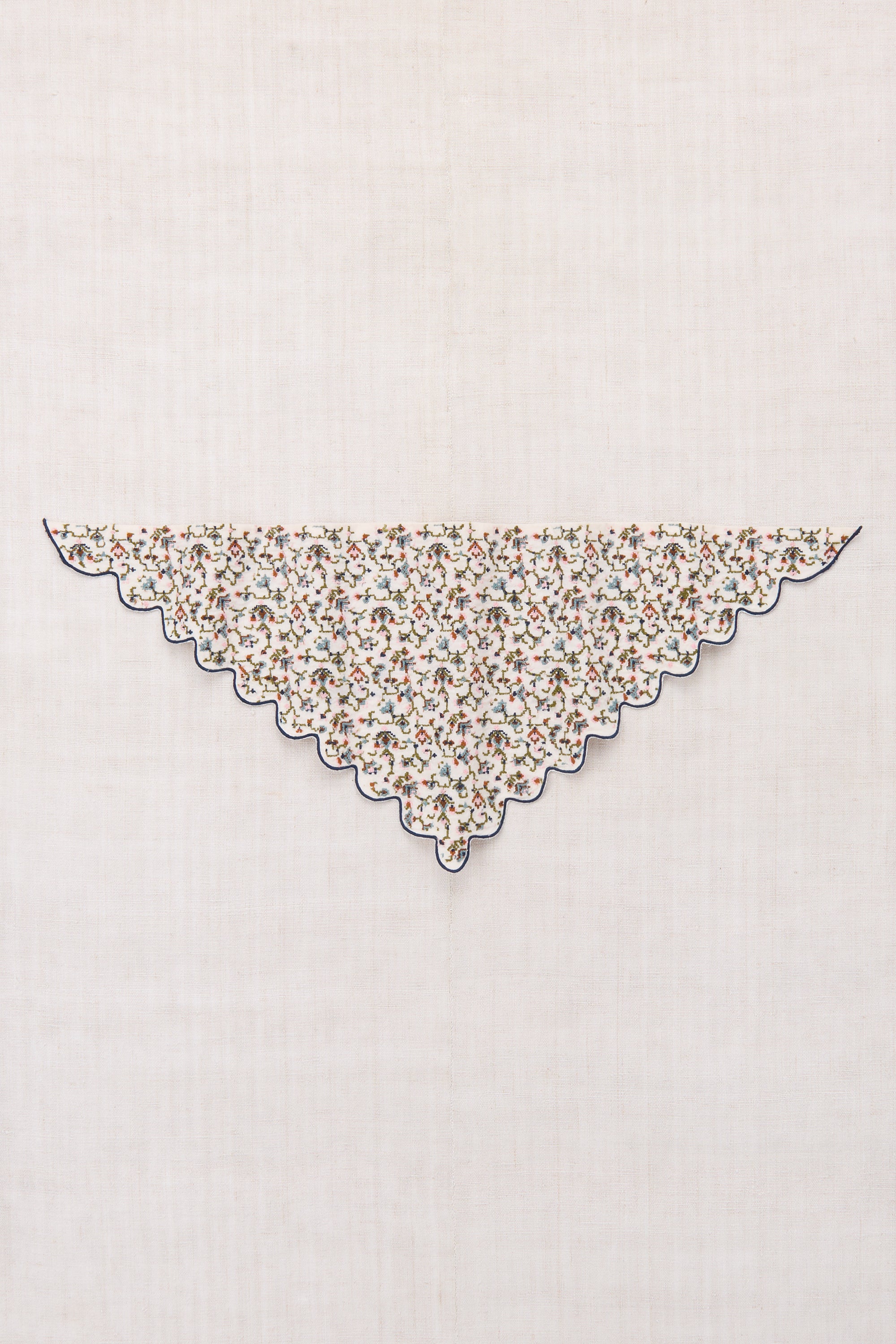 Misha & Puff EMBROIDERED SCALLOP SCARF STRING   26FA Drop2