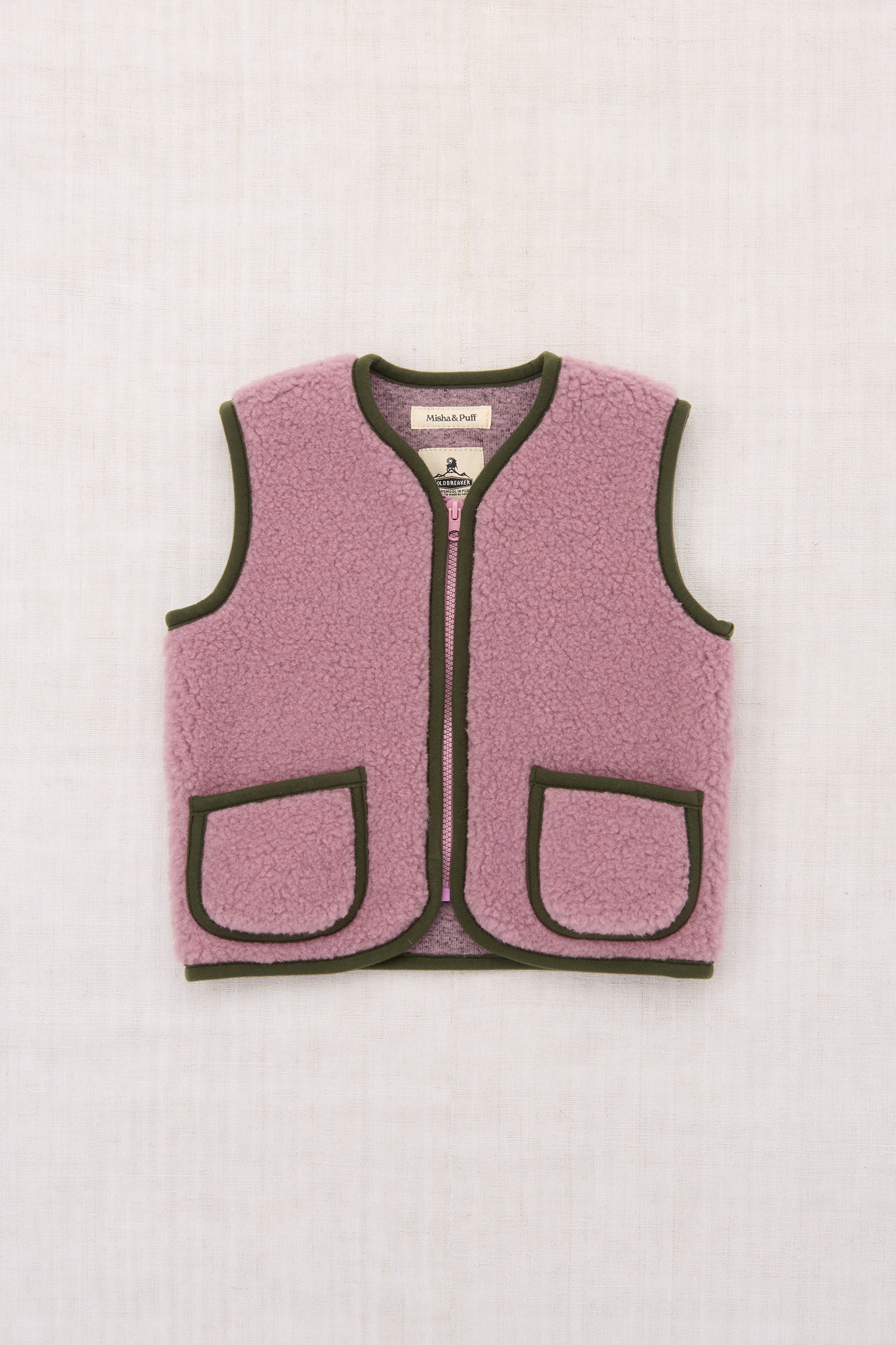 Misha & Puff PEPITKO VEST VENETIAN PINK   26FA Drop2