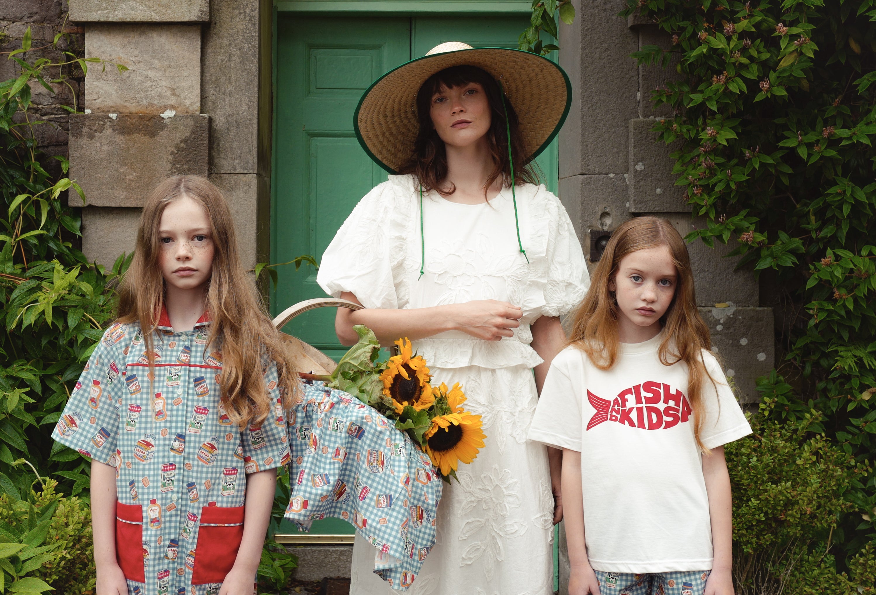 FISH & KIDS　T-SHIRT  OFF WHITE