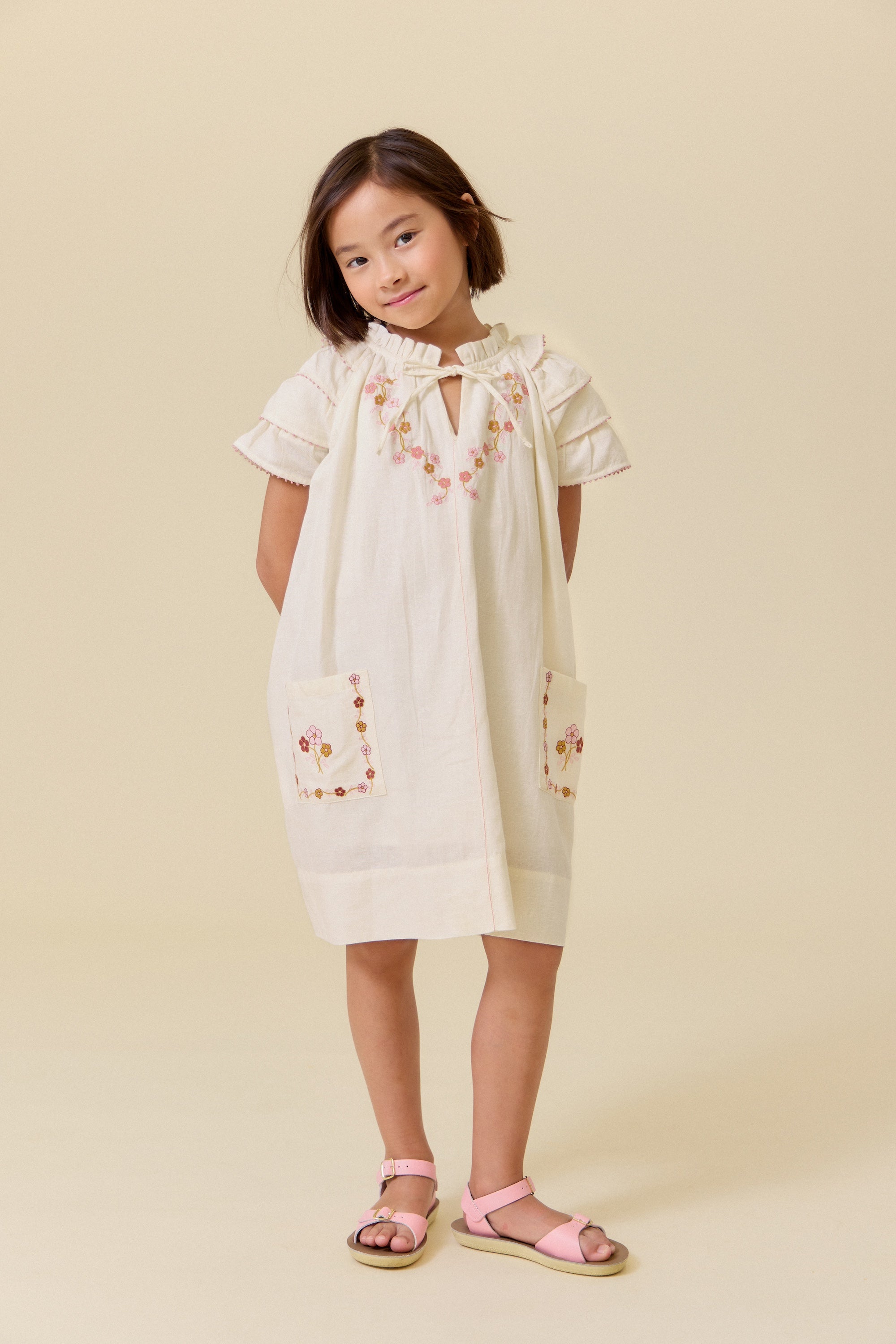 LALi  Linnea Dress in Antique White