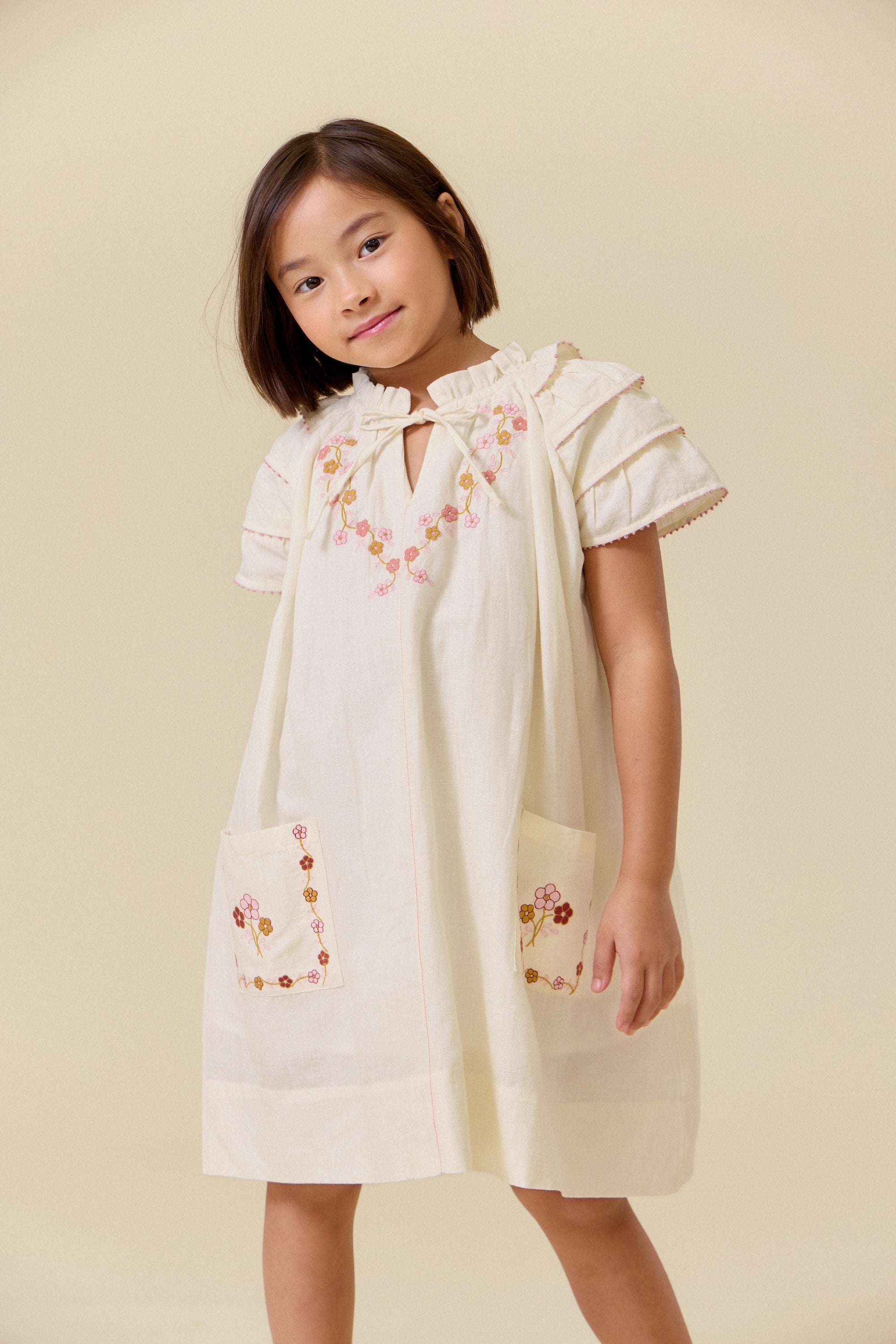 LALi  Linnea Dress in Antique White