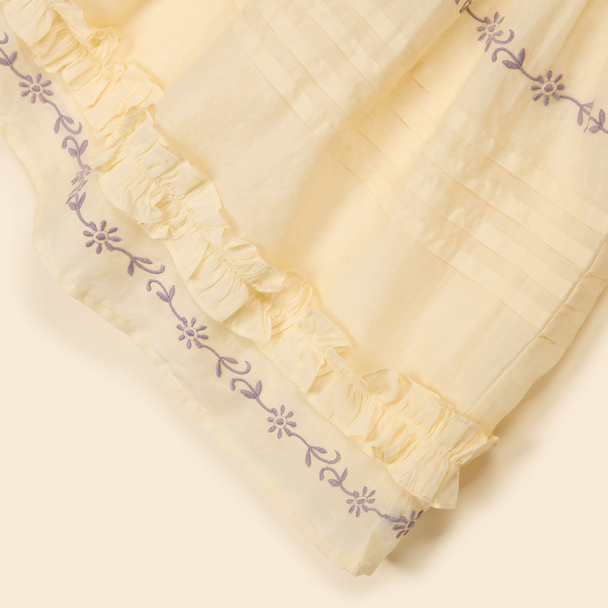 APOLINA  MARELLA SOFT ORGANDIE DRESS - CREAM