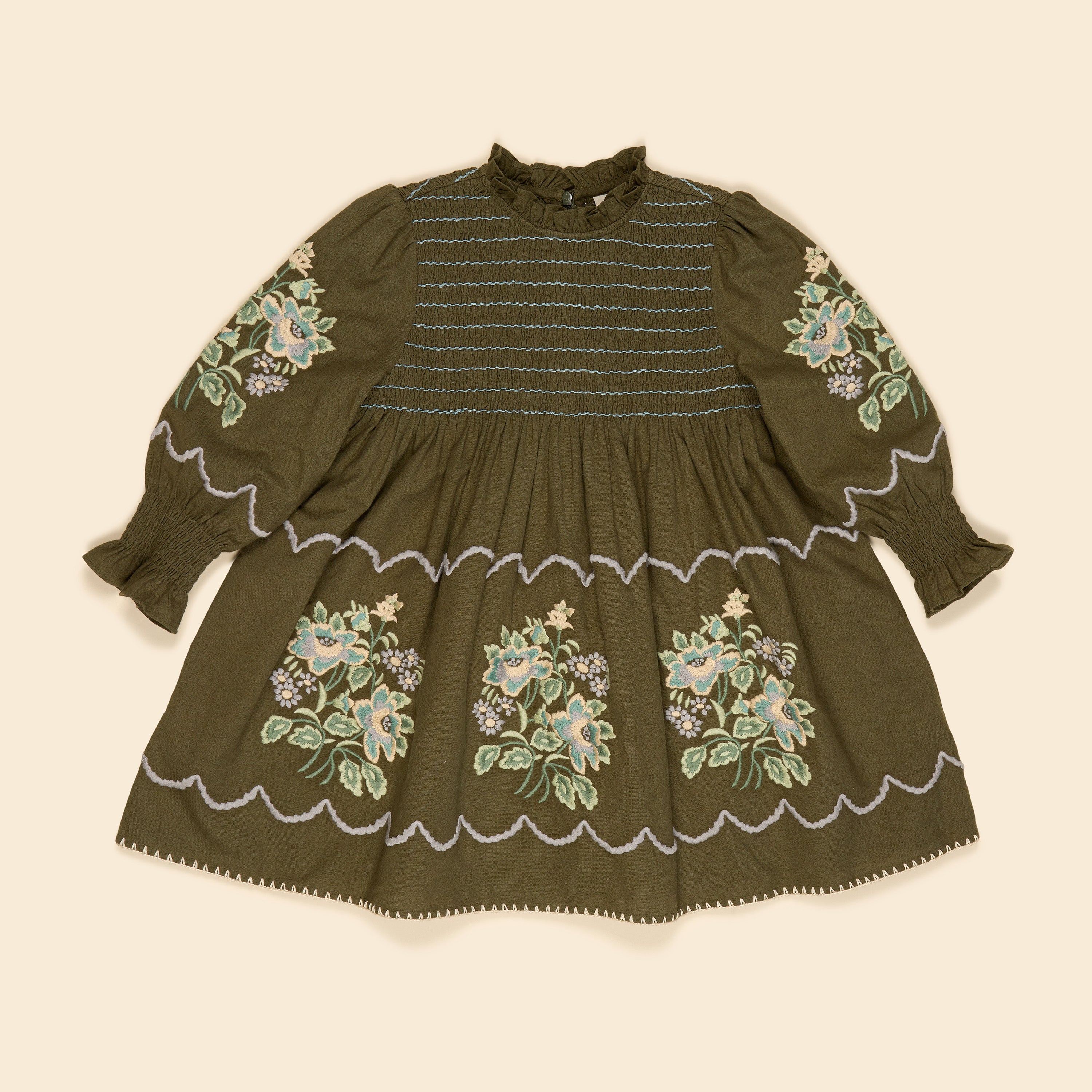Apolina Miaワンピース APOLINA MIA DRESS - FOREST