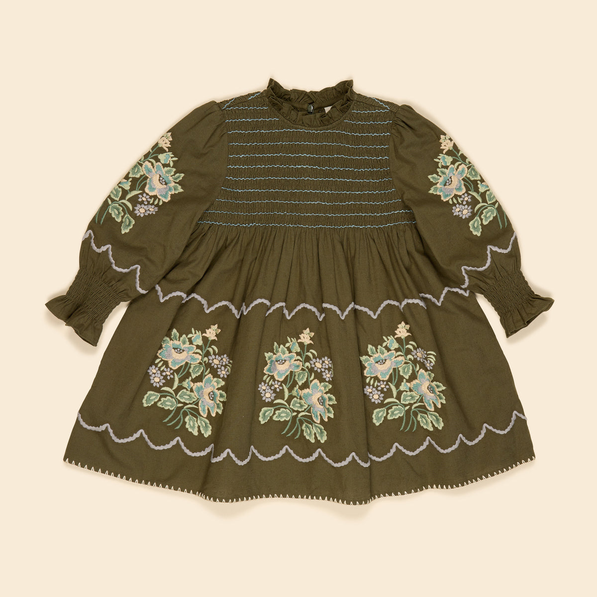 APOLINA  MIA DRESS - FOREST