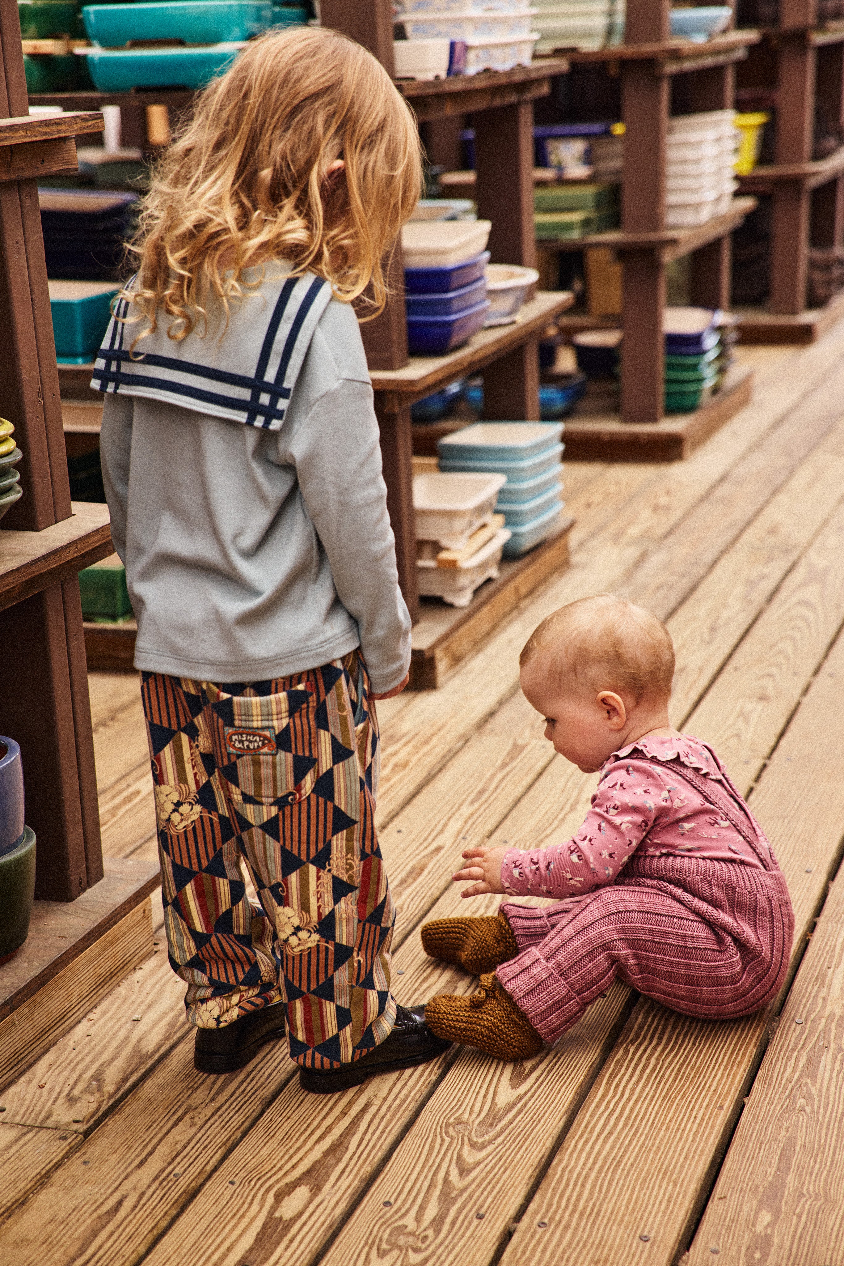 Misha & Puff BABY RIB LONGIES (ONSEN) 26aw Drop1