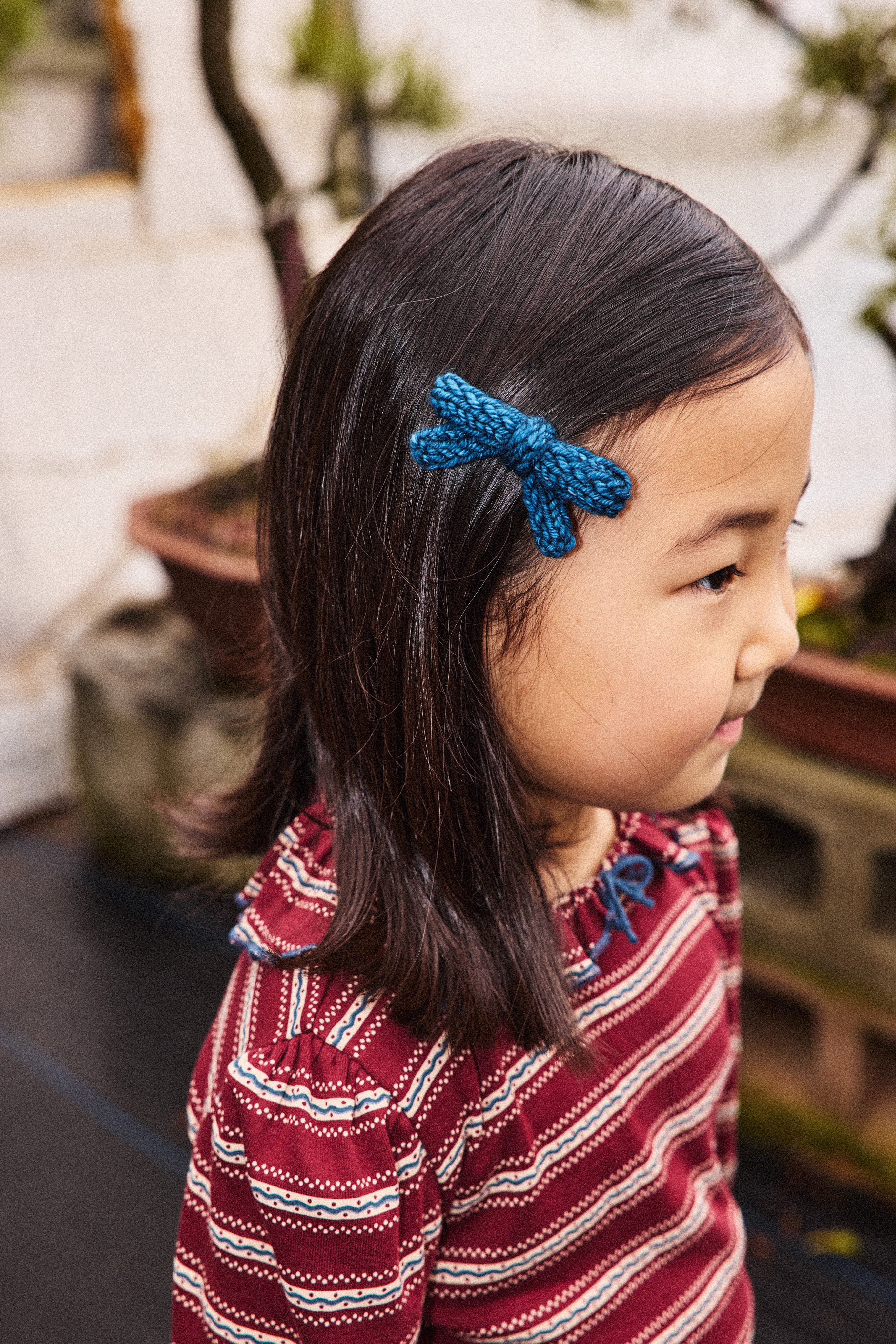 Misha & Puff GOLDIE BOW SET (ANTIQUE ROSE) 26aw Drop1