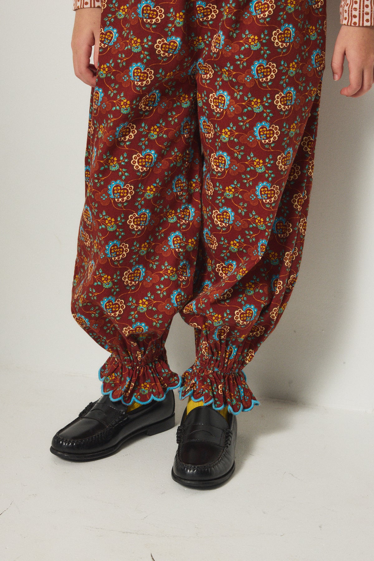 Misha & Puff  ZUZU PANT (CEDAR CALICO HEARTS)  26wi Drop1