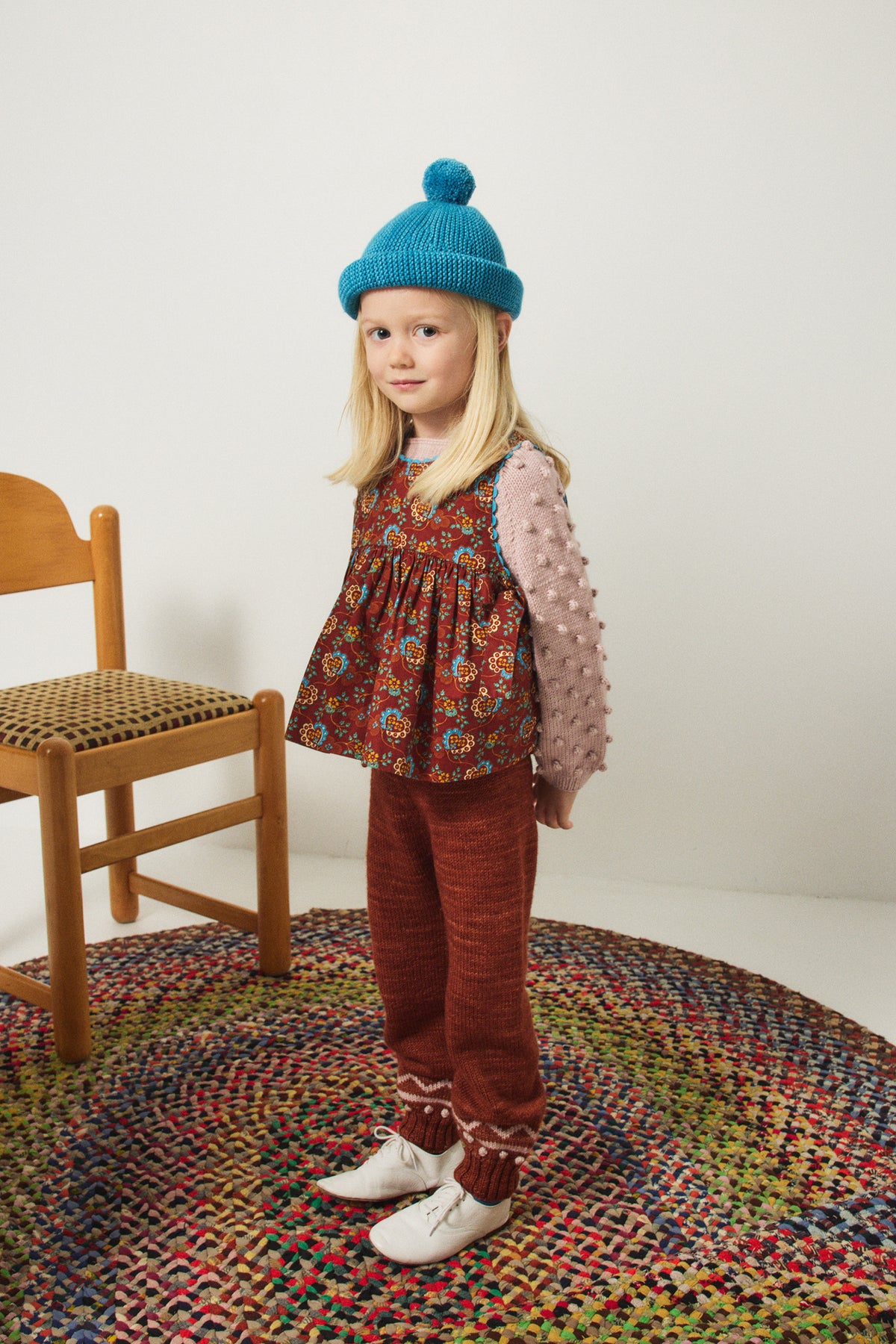 Misha & Puff  LOTTIE TOP (CEDAR CALICO HEARTS)  26wi Drop1