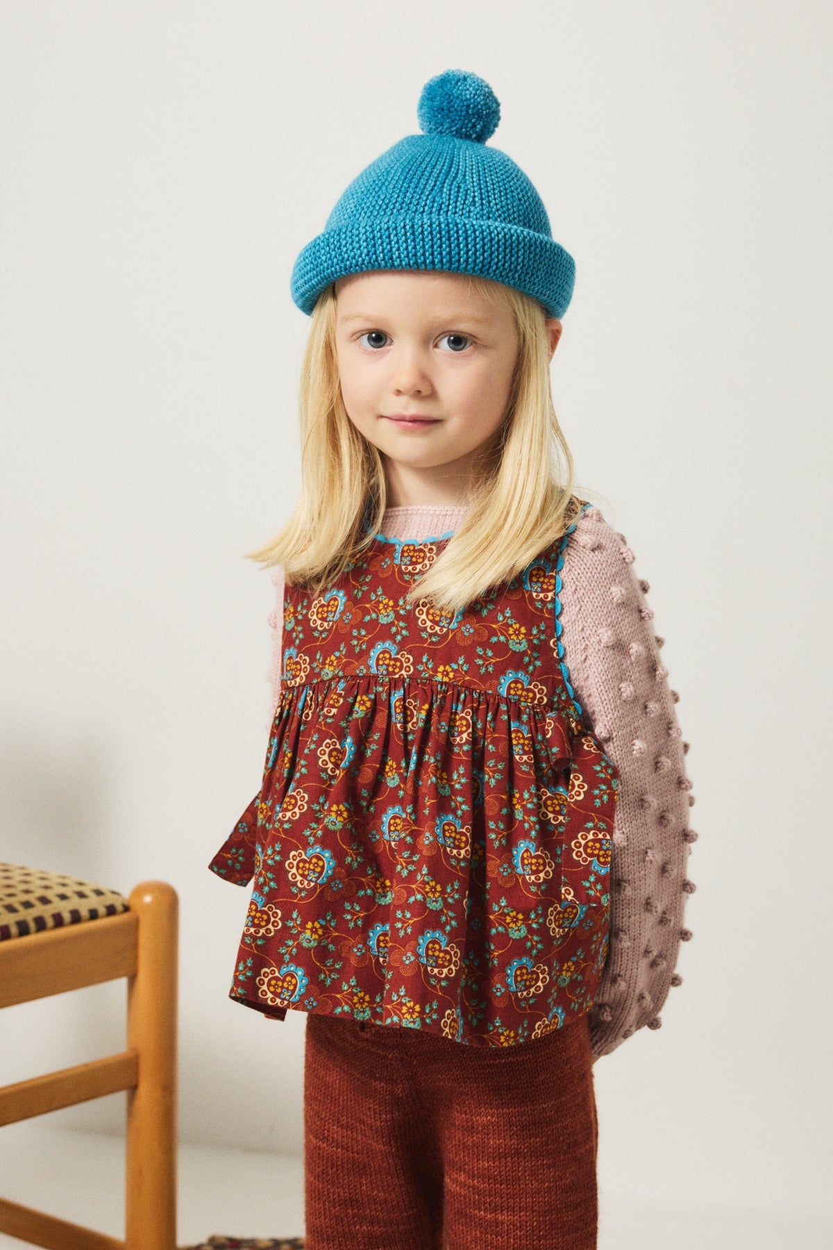 Misha & Puff  LOTTIE TOP (CEDAR CALICO HEARTS)  26wi Drop1