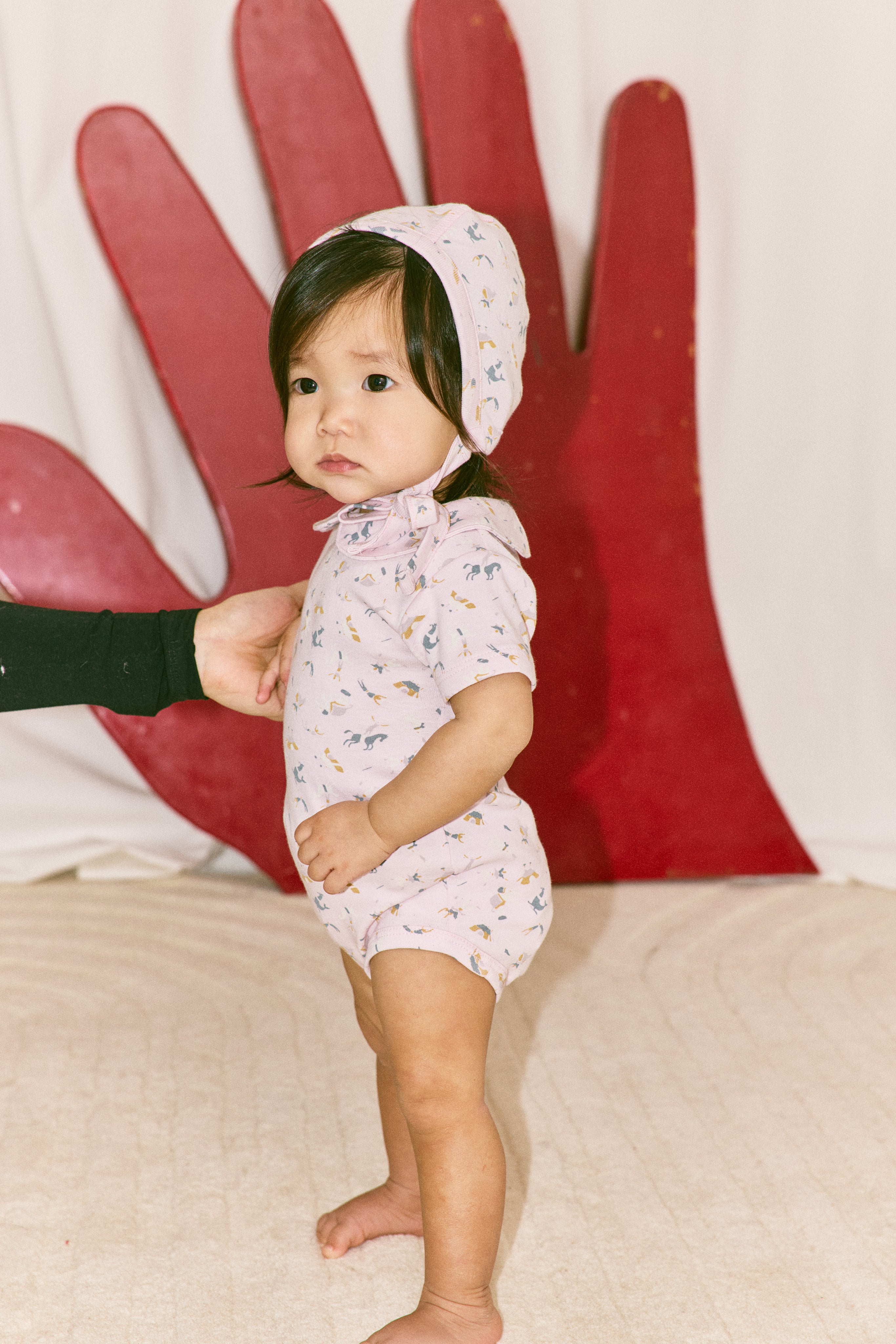 Misha & Puff　BABY PETIT COLLAR ONESIE  AURA CIRCUS  26ss Drop1