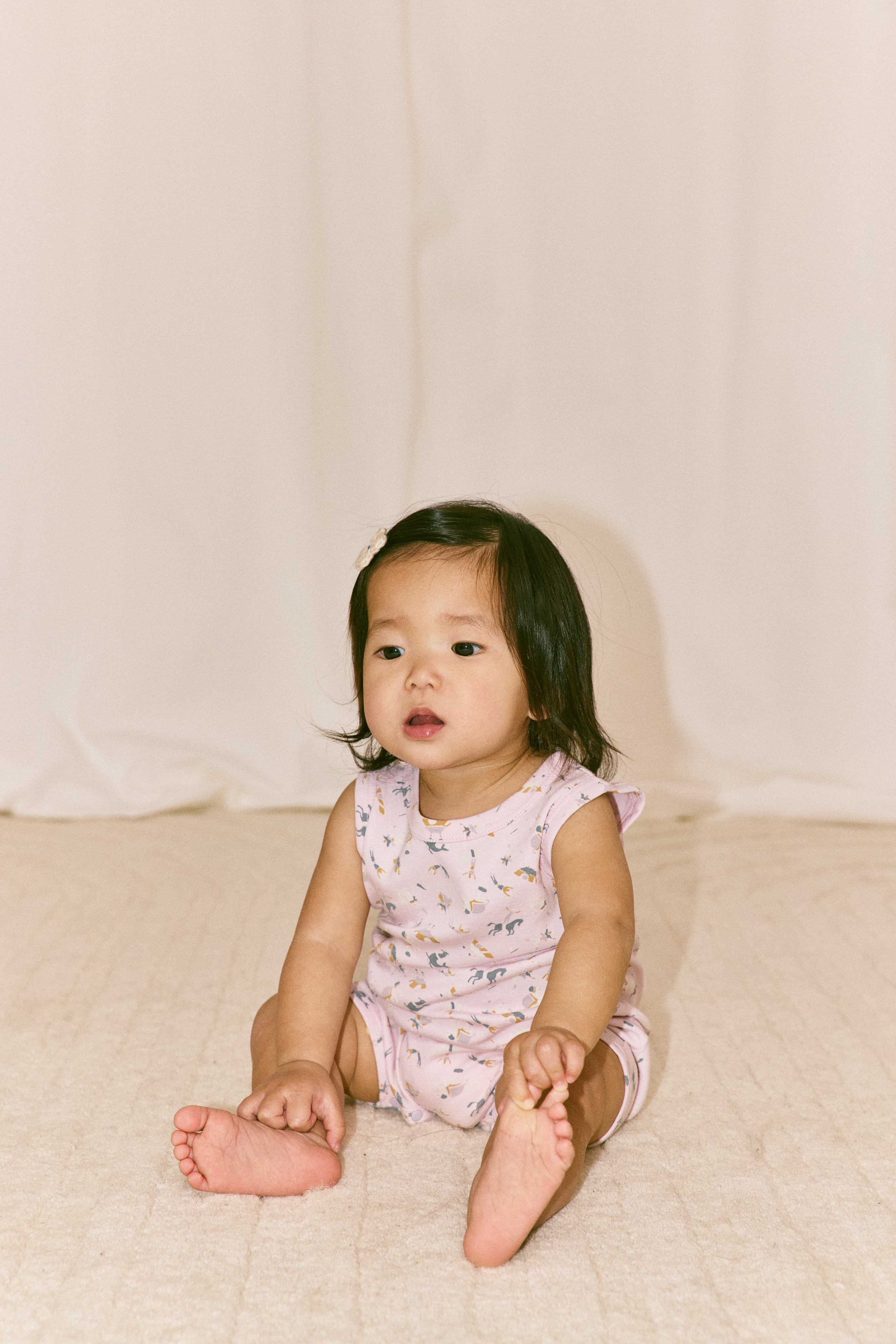 Misha & Puff　BABY PETIT COLLAR ONESIE  AURA CIRCUS  26ss Drop1