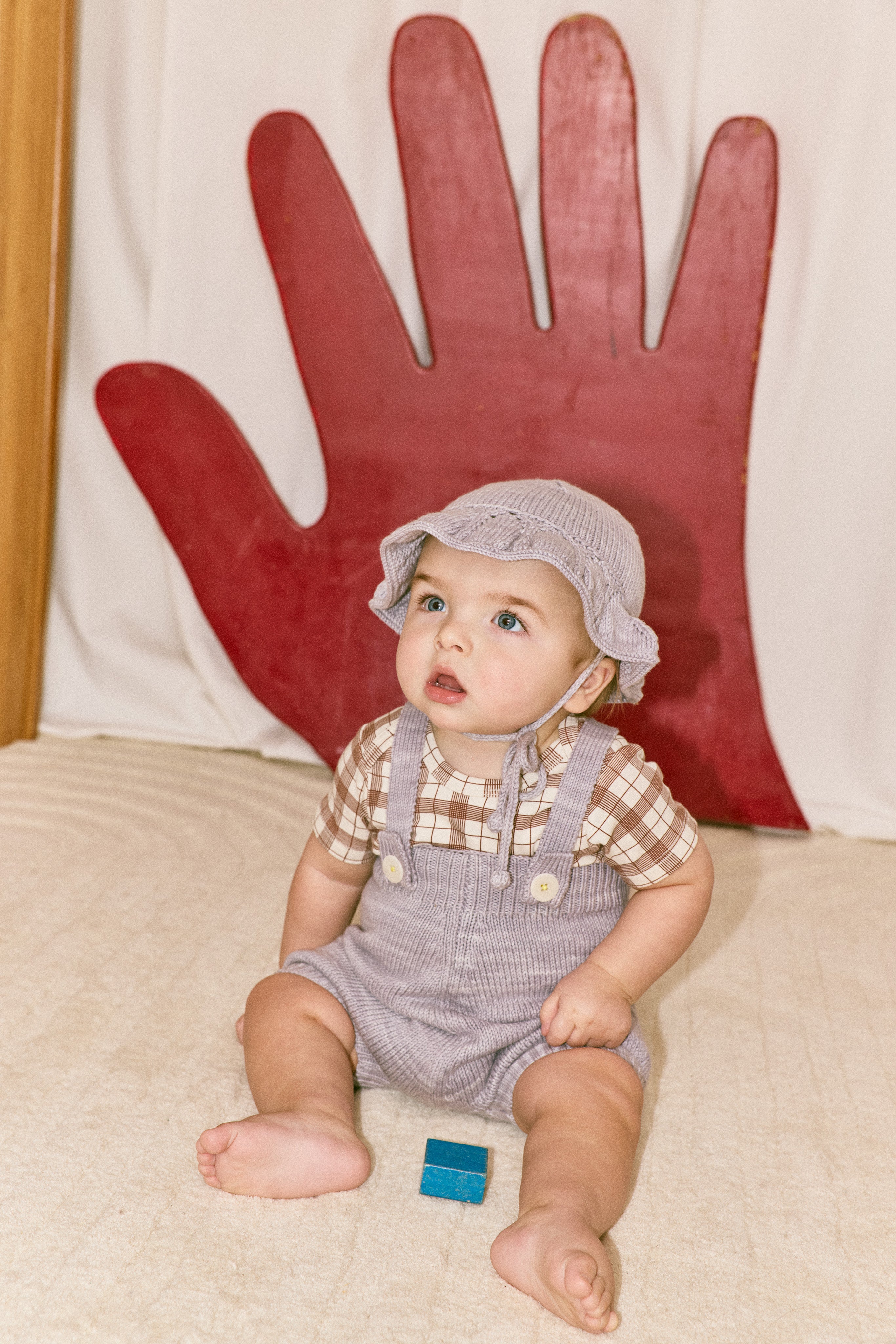 Misha & Puff　BABY STARLING SUNHAT  MIST  26ss Drop1