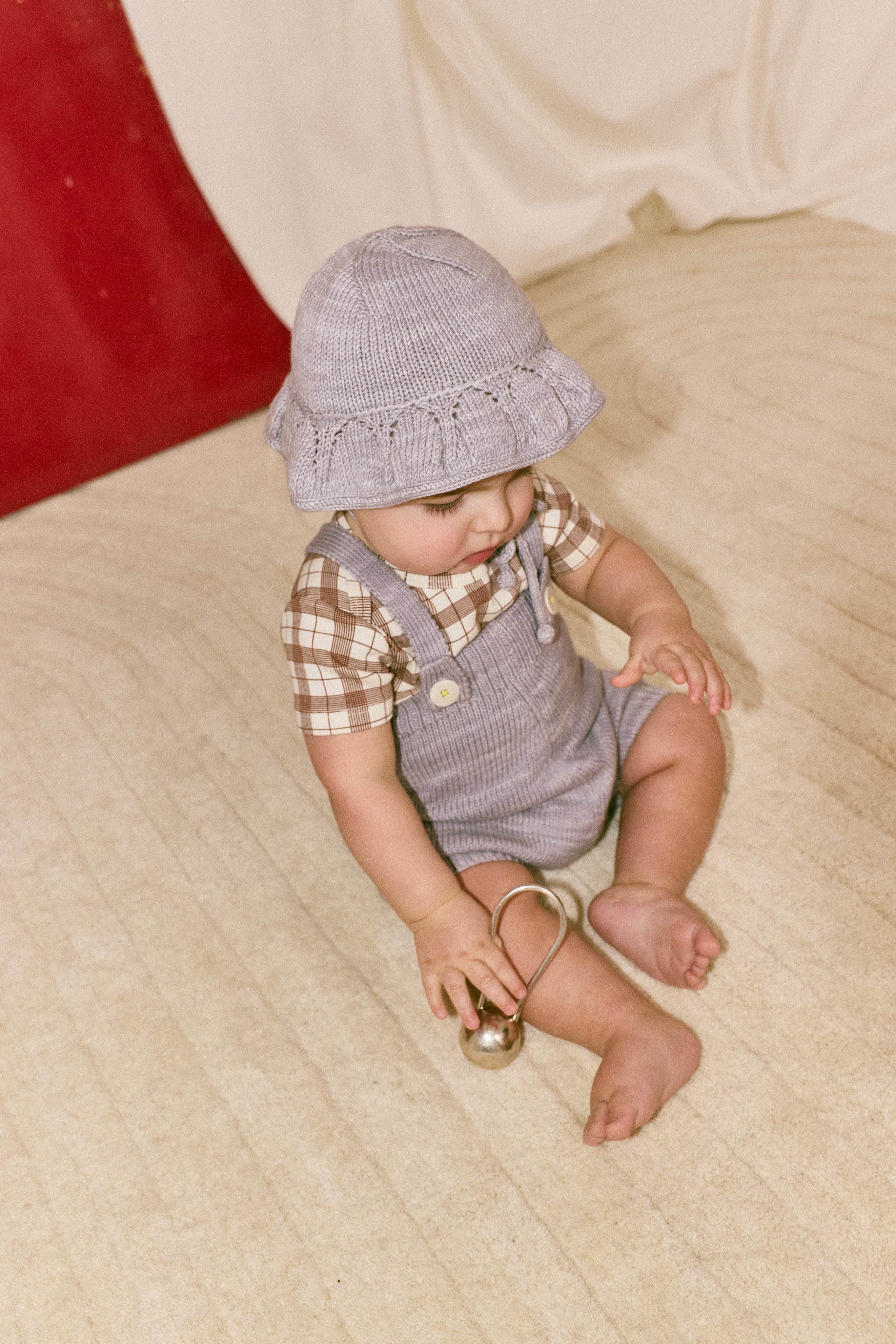 Misha & Puff　BABY STARLING SUNHAT  MIST  26ss Drop1