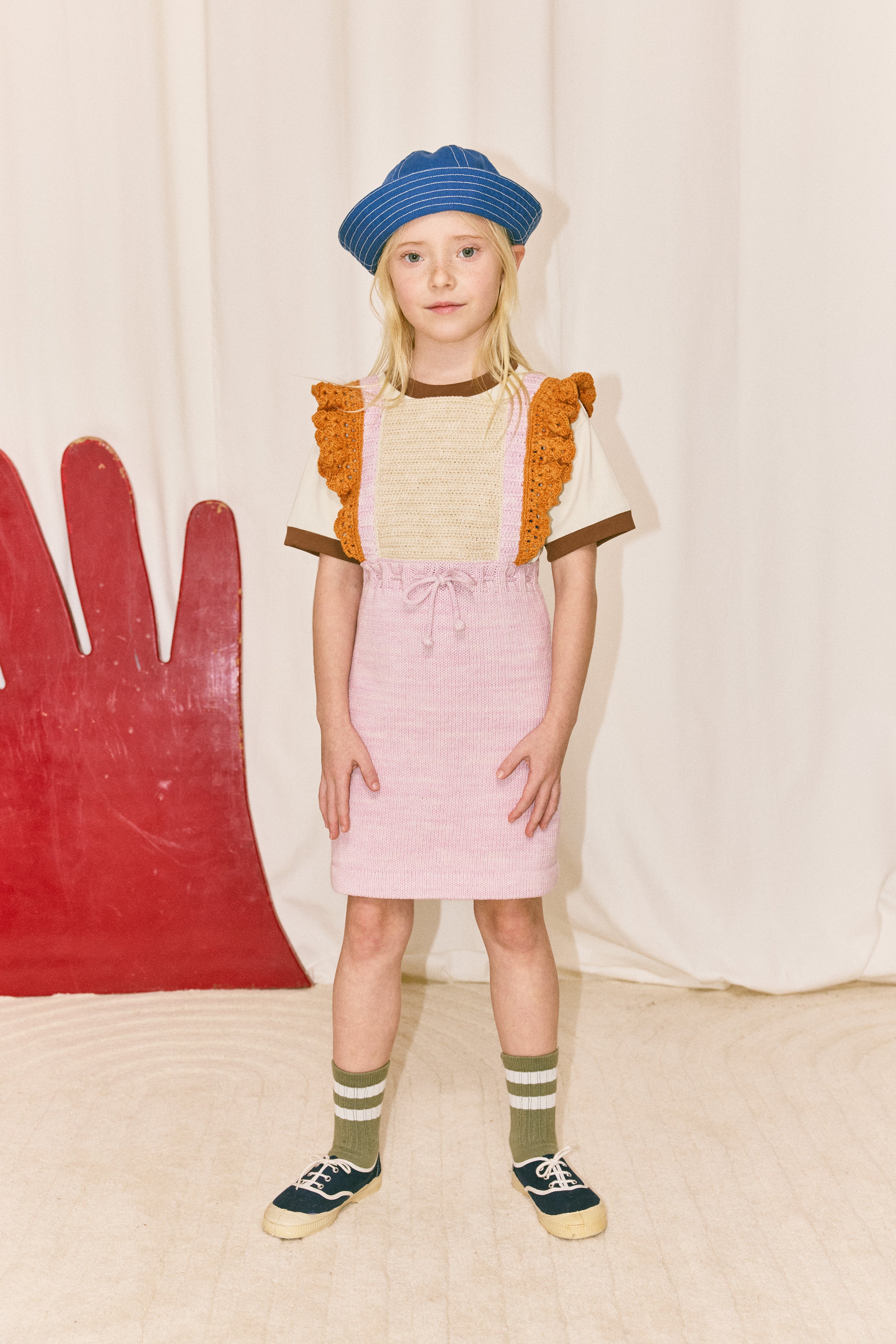 ・Misha & Puff  LITTLE PATHS SUNFISH SAILOR HAT  AVENTURINE 26ss Drop2