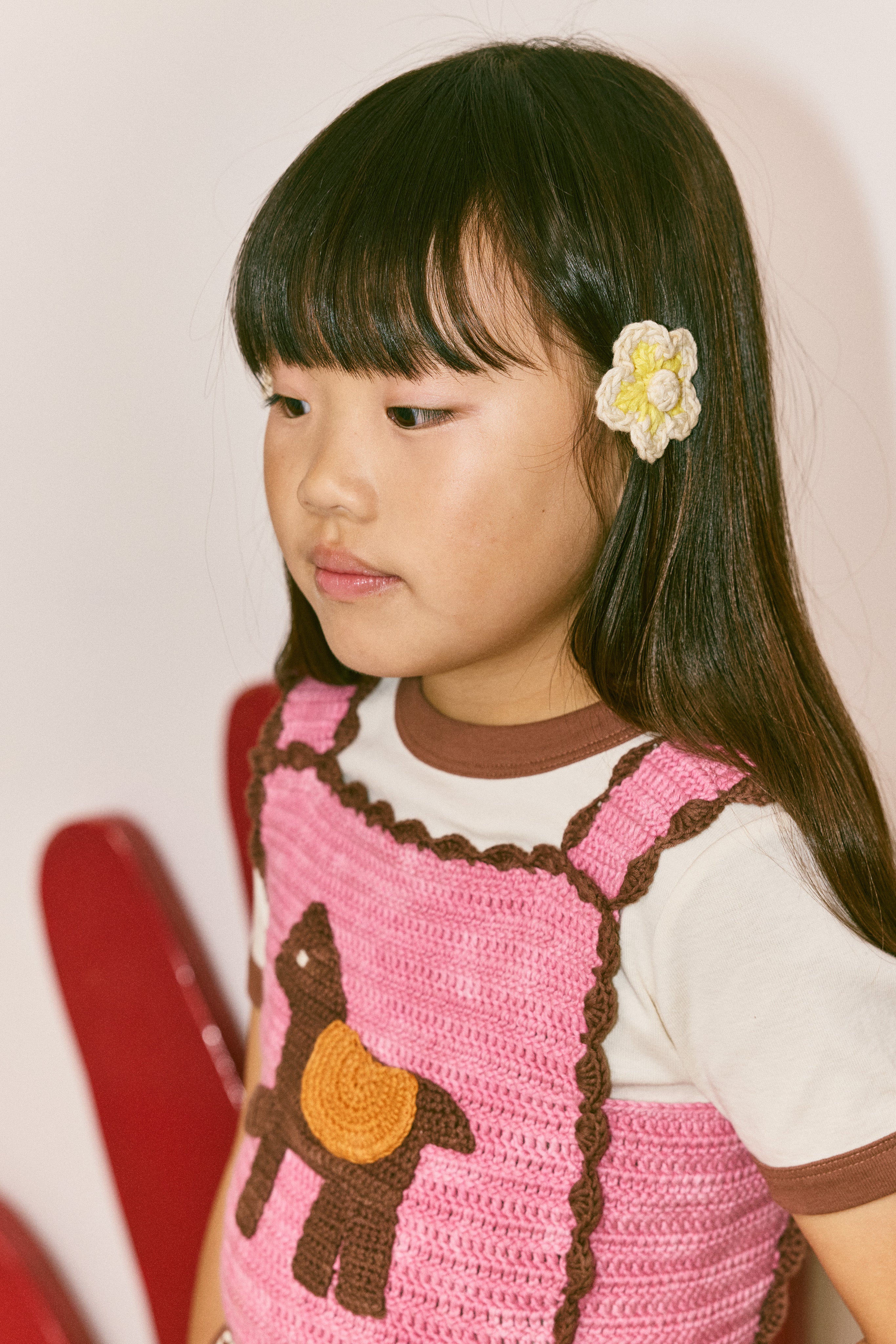 ・Misha & Puff  MEDIUM FLOWER CLIP SET  SSOL  26ss Drop2